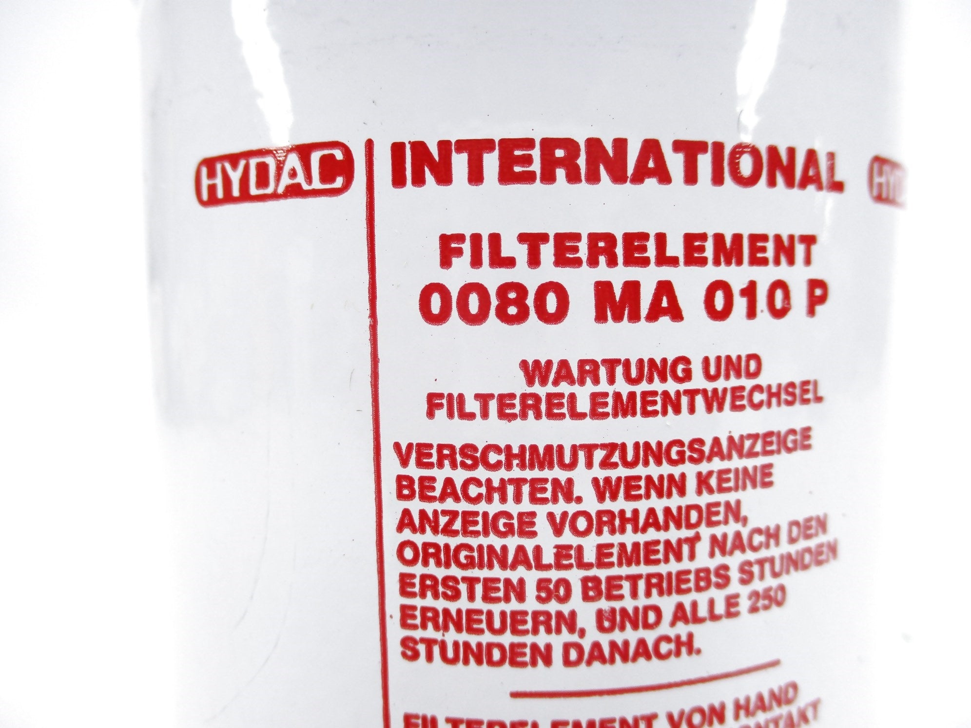 HYDAC 0080MA010P NSNP
