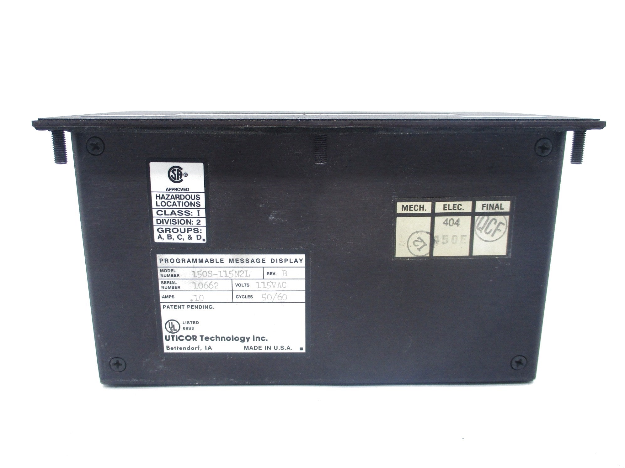 UTICOR 150S-115N2L NSNP