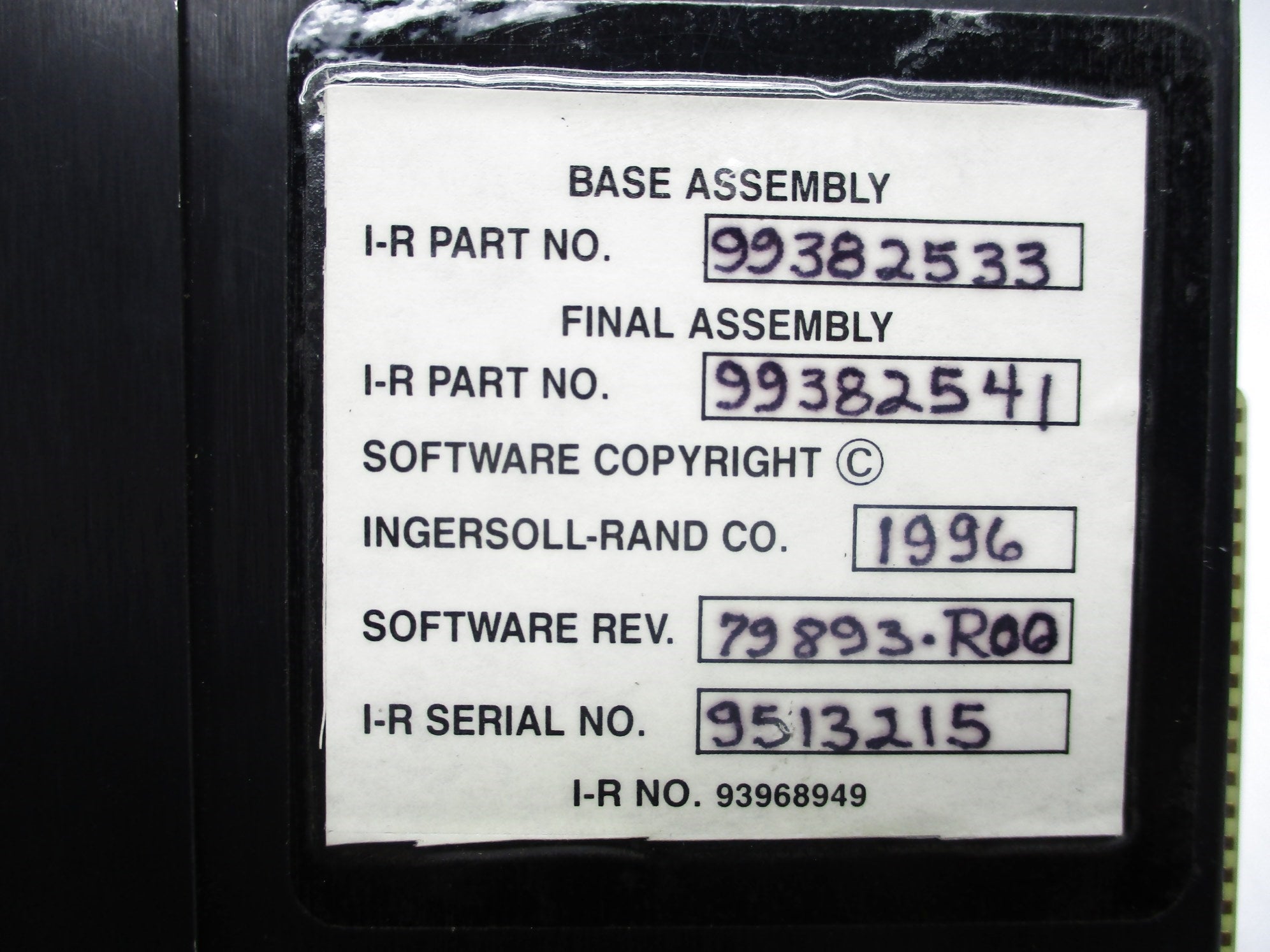 INGERSOLL-RAND 99382541 NSNP