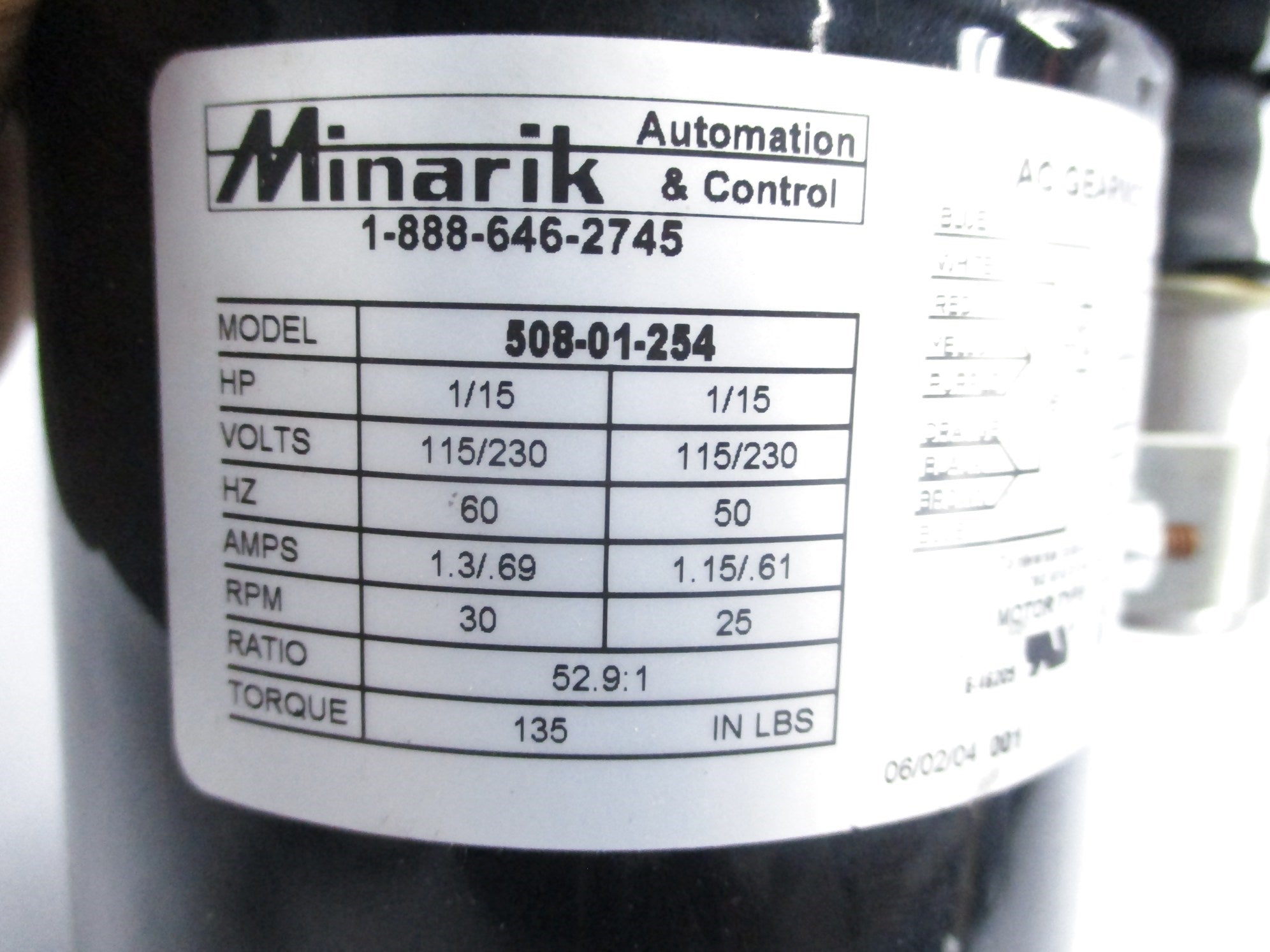 MINARIK 508-01-254 NSNP