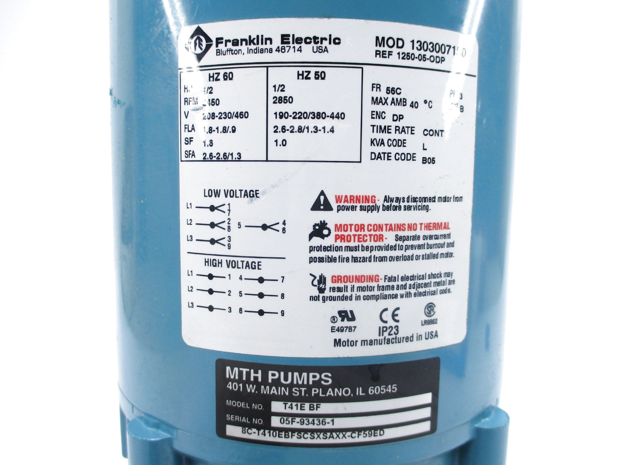 FRANKLIN ELECTRIC 1303007150 NSNP