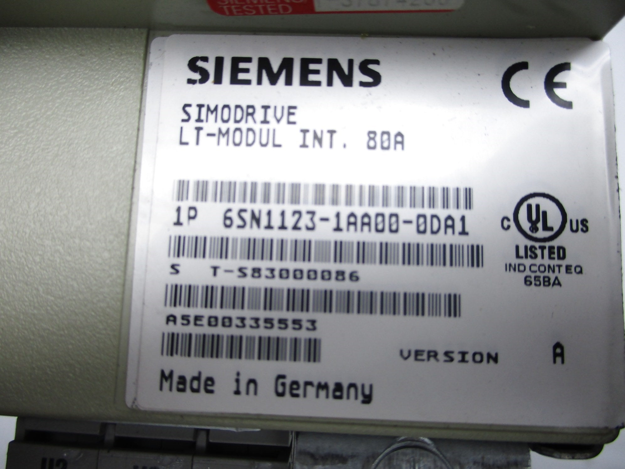SIEMENS 6SN1123-1AA00-0DA1 NSNP