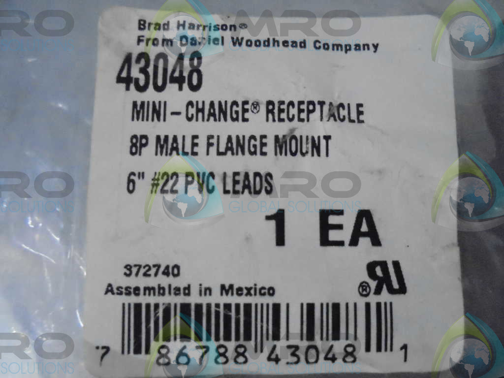WOODHEAD COMPANY 43048 MINI-CHANGE RECEPTACLE *NEW IN BOX*