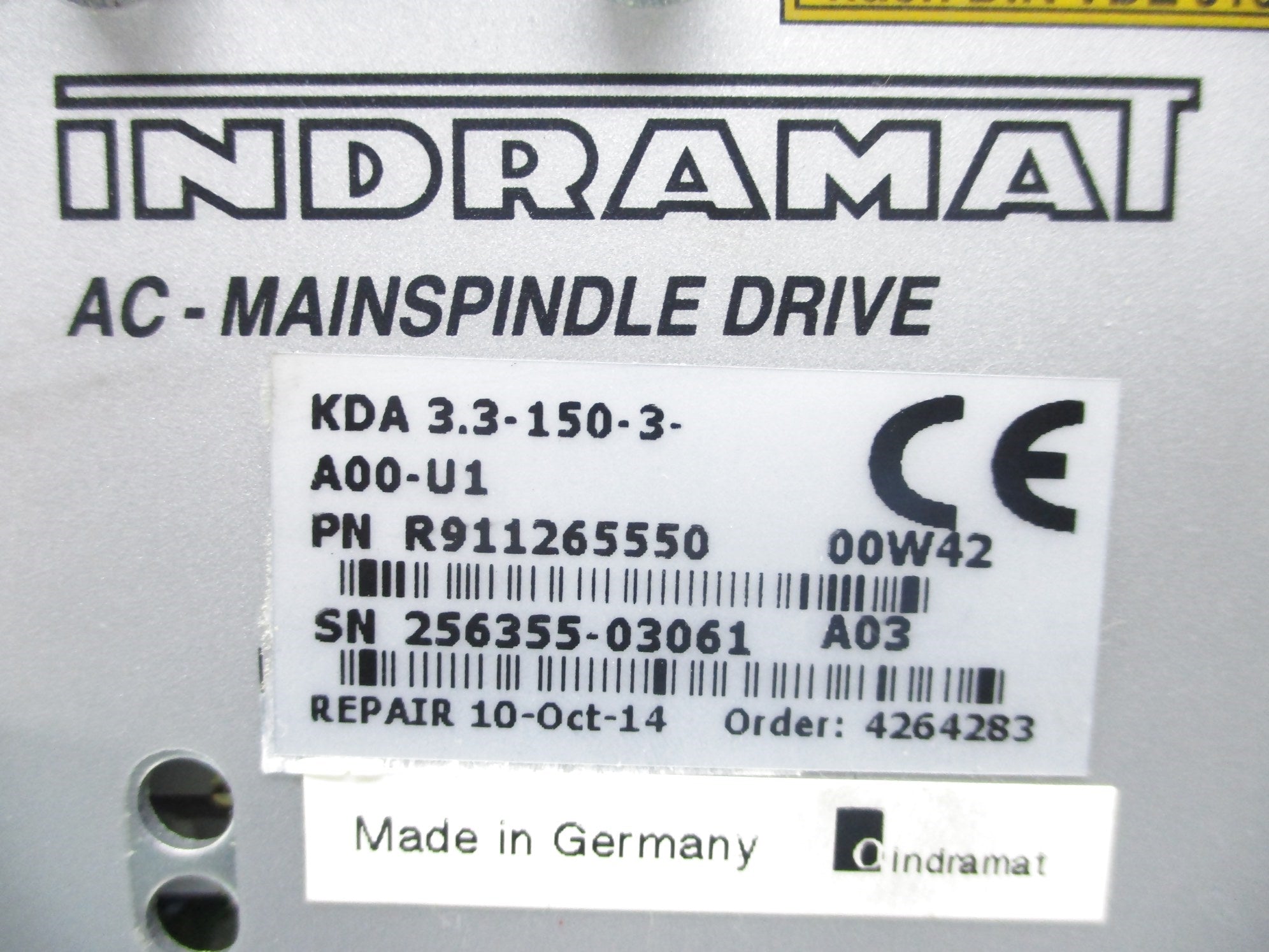 INDRAMAT KDA3.3-150-3A00-U1 NSNP