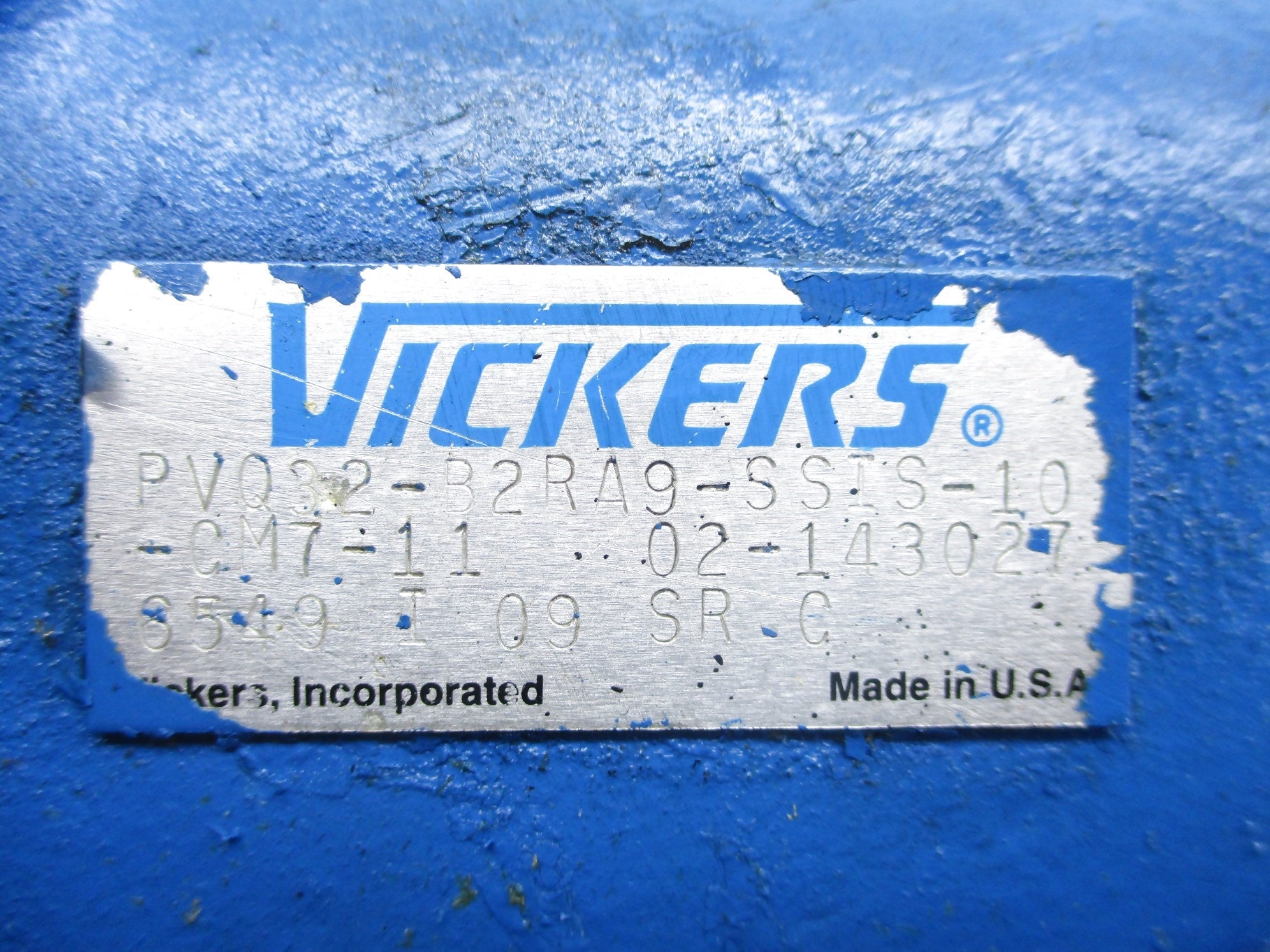 VICKERS PVQ32-B2RA9-SSIS-10-CM7-11 NSNP