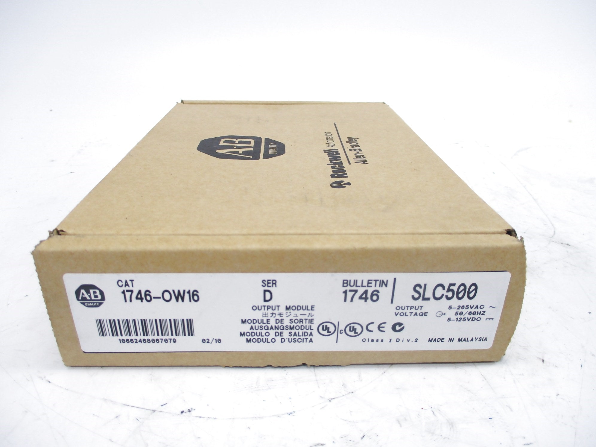 ALLEN BRADLEY 1746-OW16 SER. D (DATE: 2010) NSFS