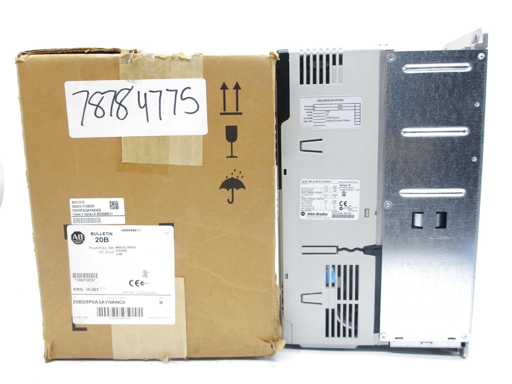 INDUSTRIAL SPARE PART 20BD5P0A3AYNANC0 SER. B F/W 10.001 NSMP