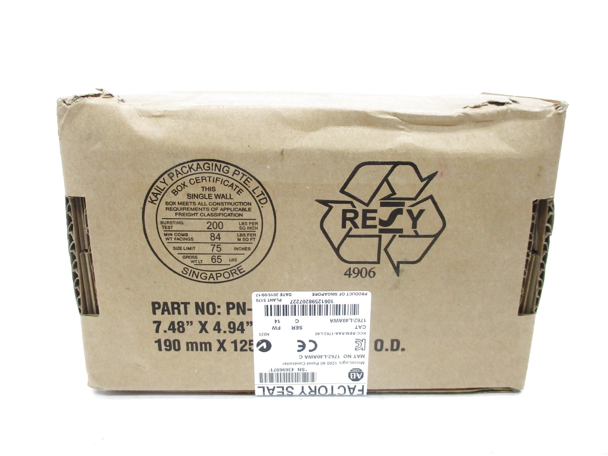 ALLEN BRADLEY 1762-L40AWA SER. C F/W 14 DATE: 2015 NSFS