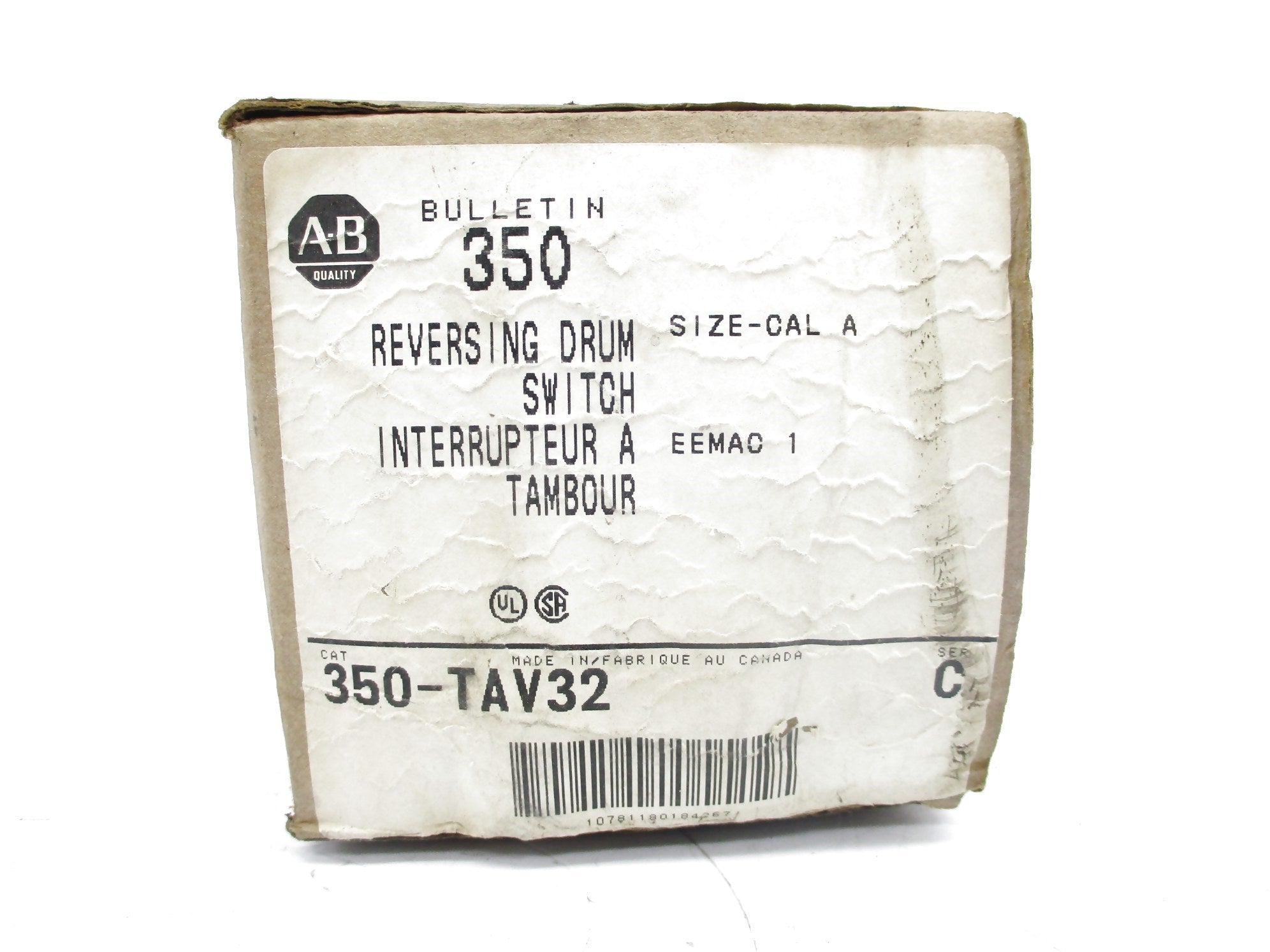ALLEN BRADLEY 350-TAV32 SER. C (BR/WH) NSMP