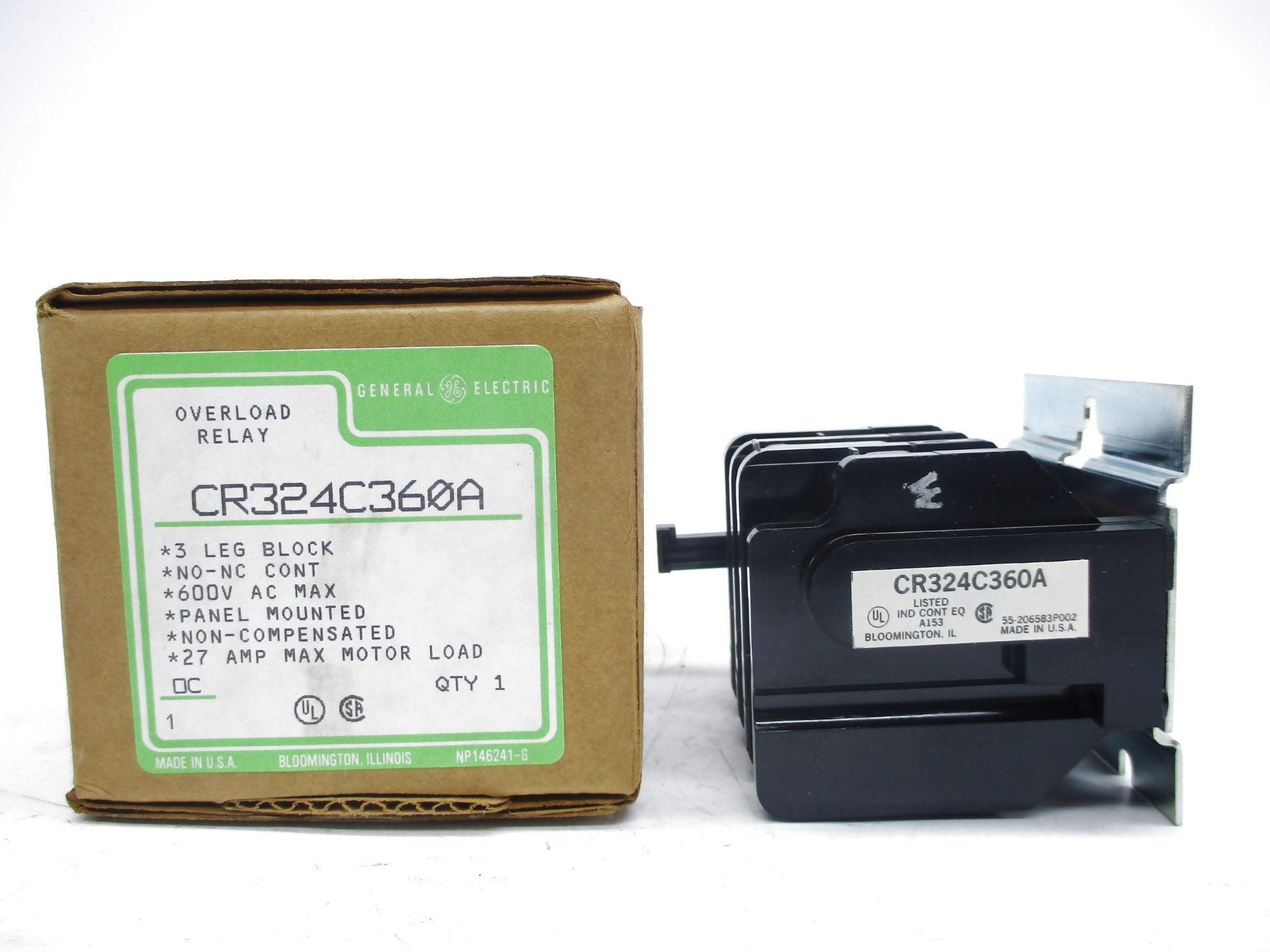GENERAL ELECTRIC CR324C360A 27A 600V NSMP