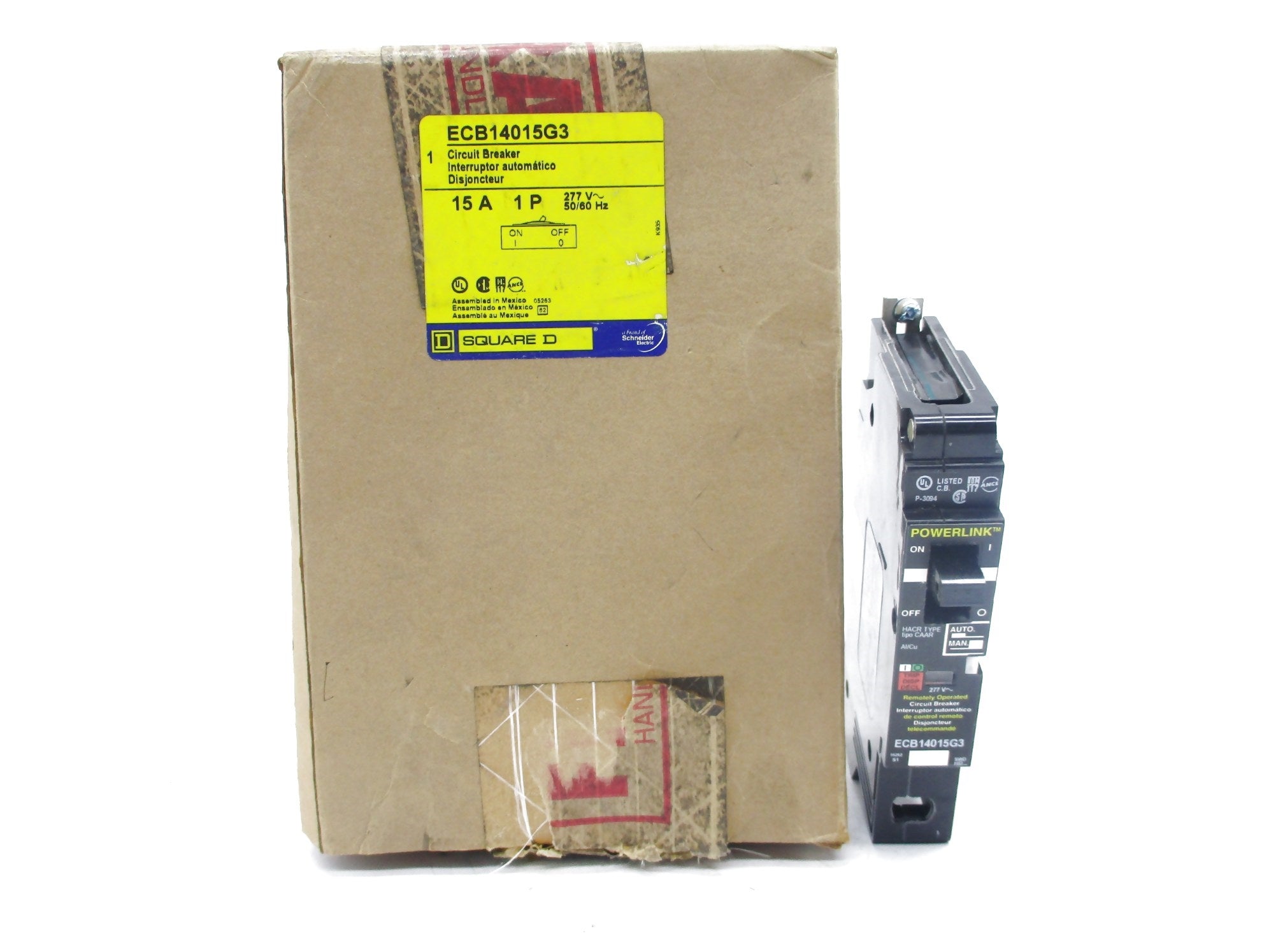 SQUARE D ECB14015G3 15A 277 NSMP
