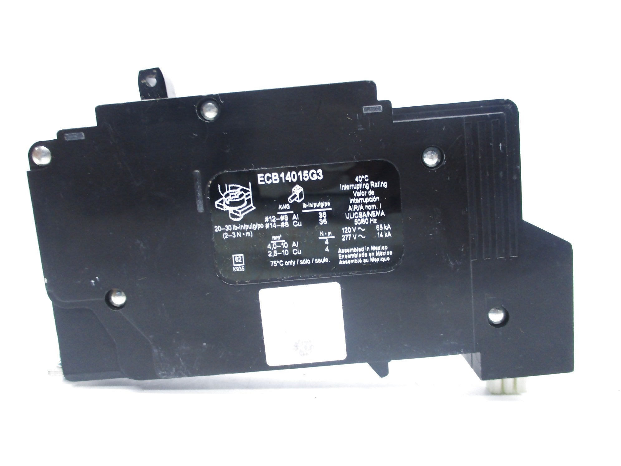 SQUARE D ECB14015G3 15A 277 NSMP