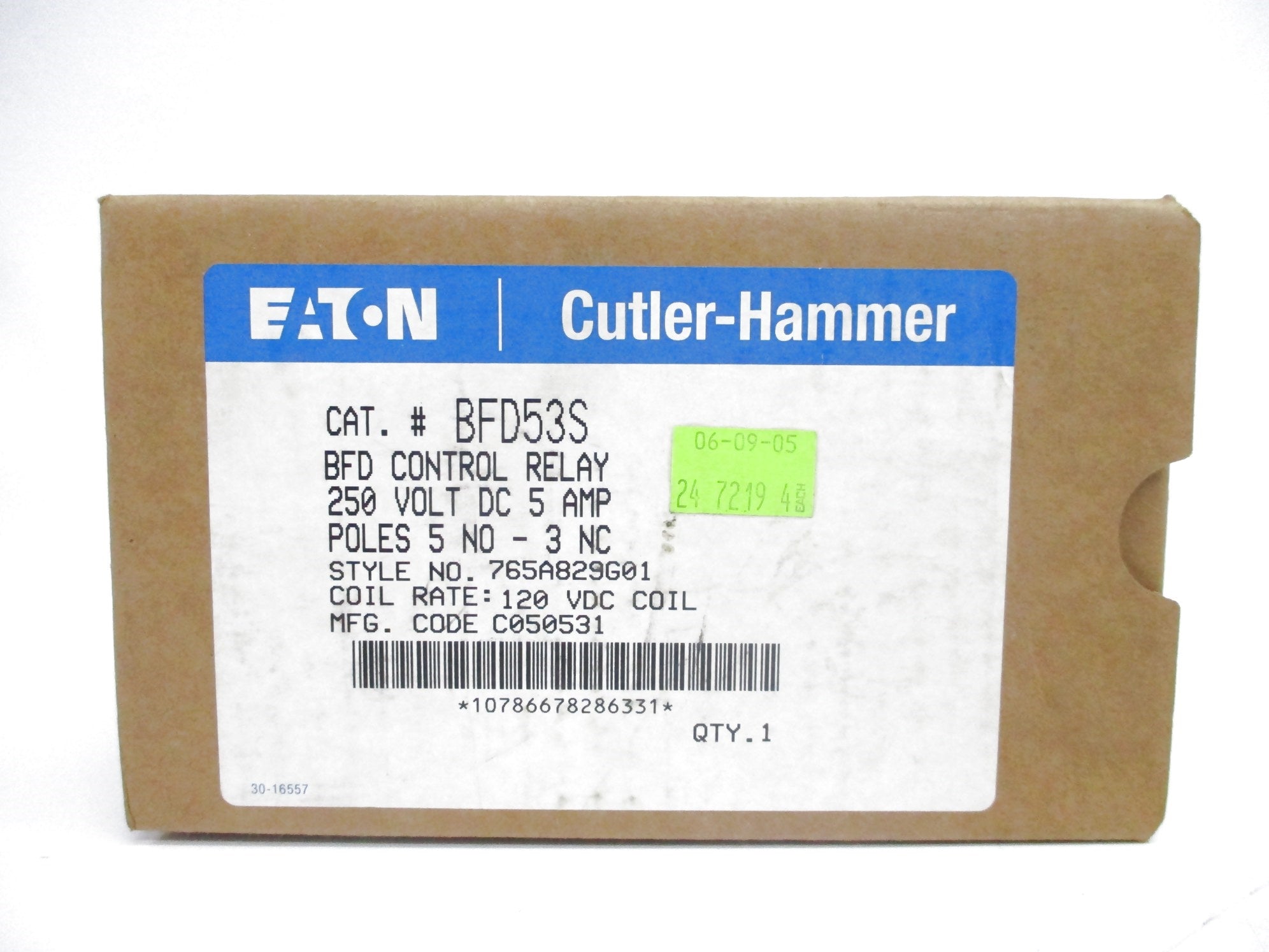 EATON BFD53S 5A 120V NSMP