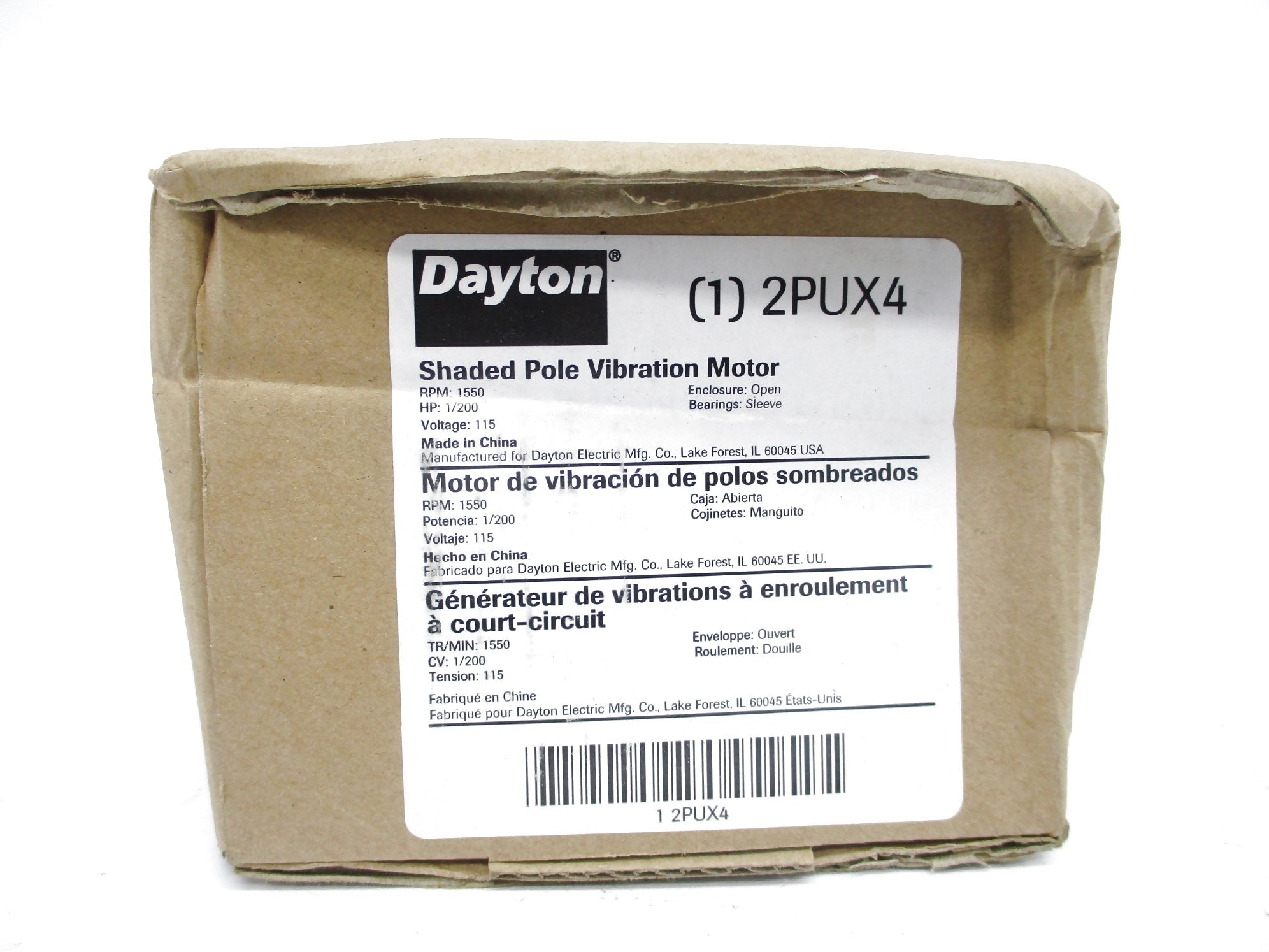 DAYTON 2PUX4 NSMP
