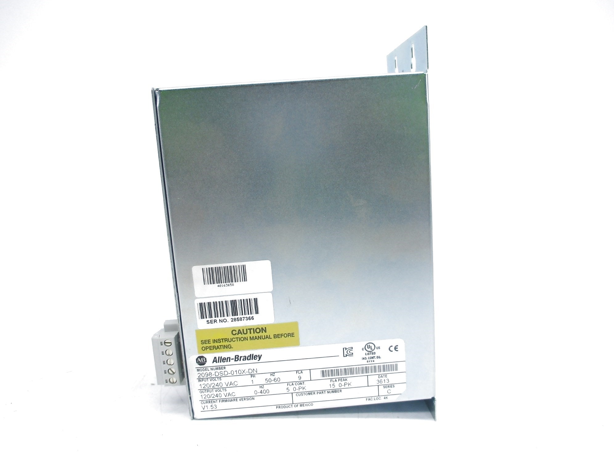 ALLEN BRADLEY 2098-DSD-010X-DN SER. C F/W V1.53 NSNP