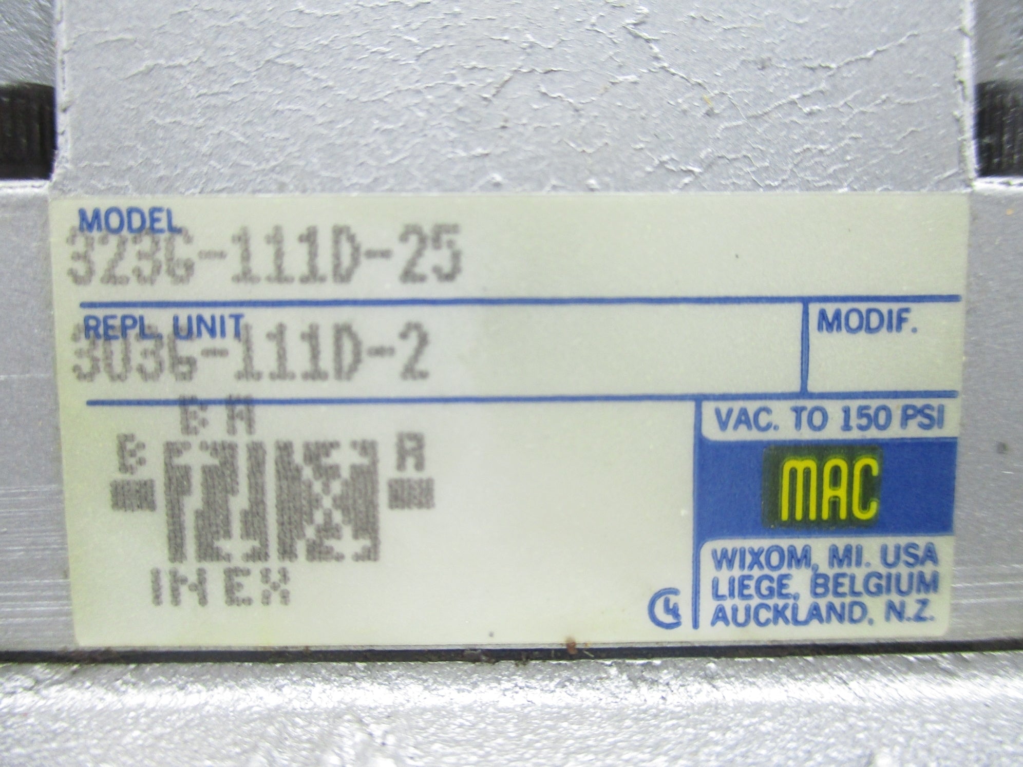 MAC 3236-111D-25 120V NSNP