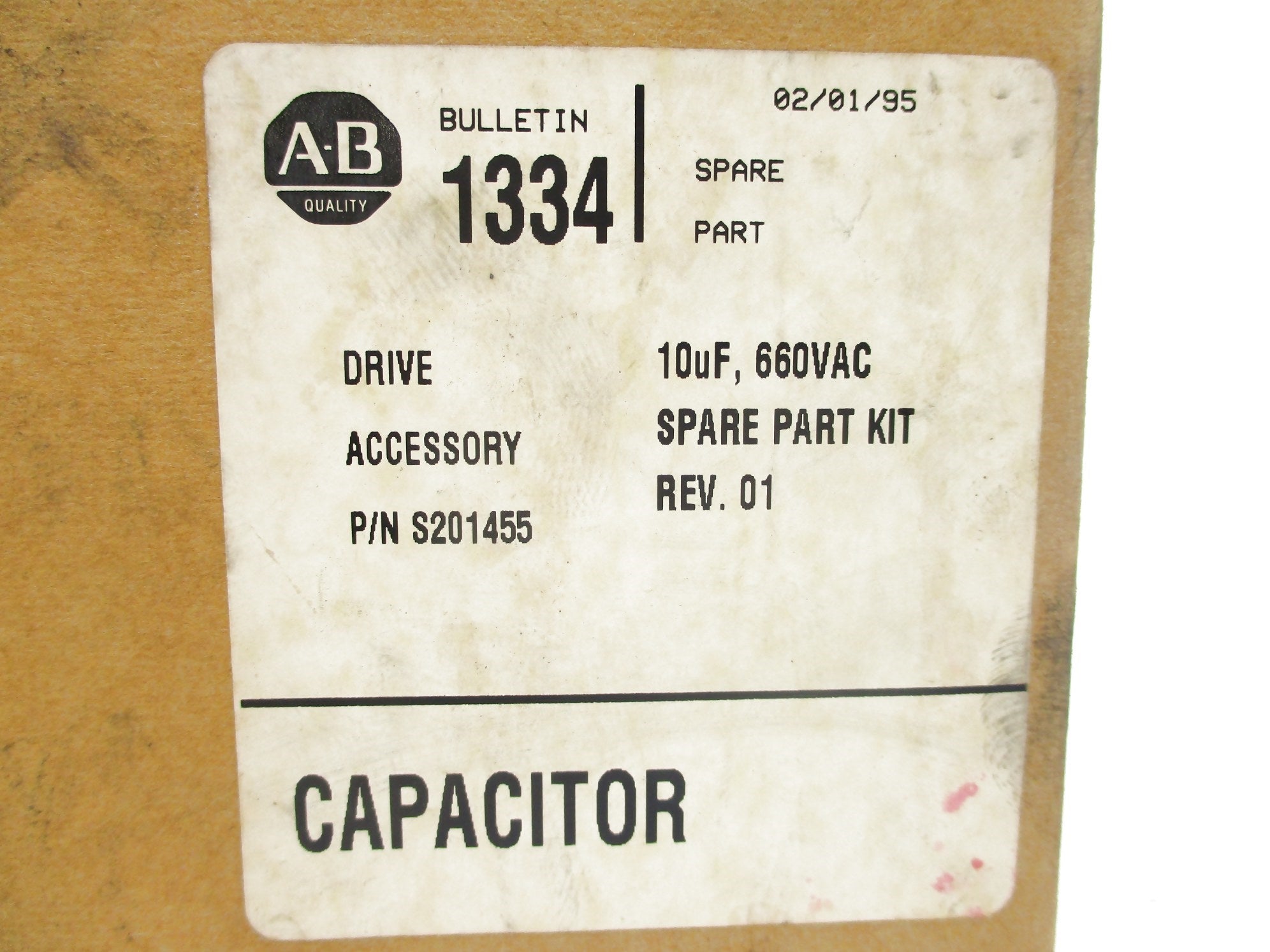 ALLEN BRADLEY S201455 DATE: 1995 (BR/WH) NSFS