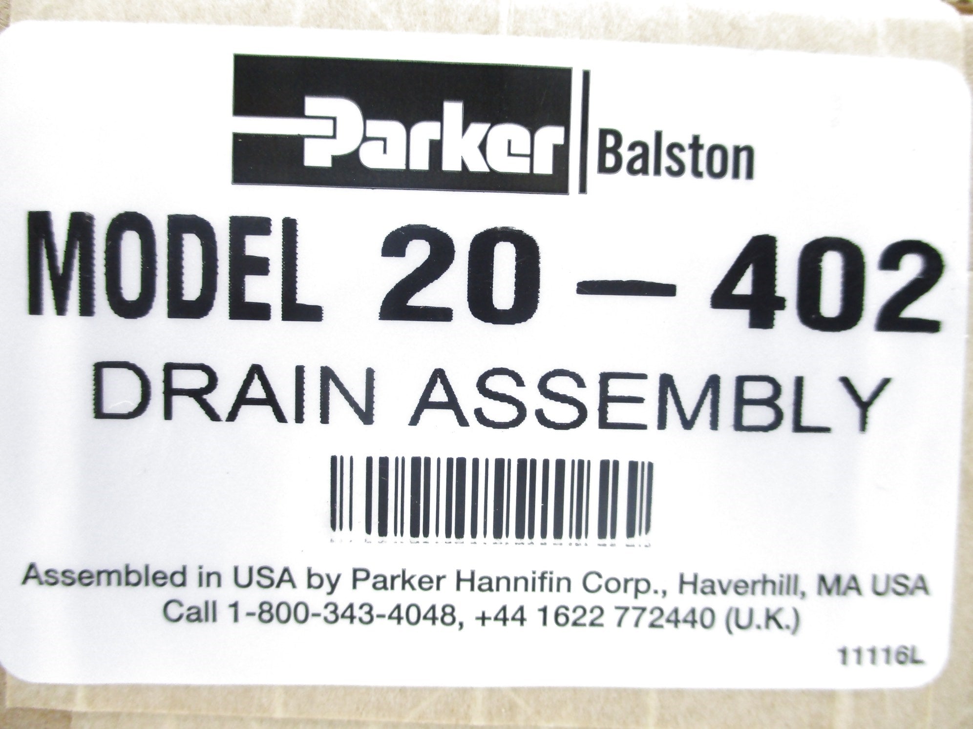 PARKER 20-402 NSFS