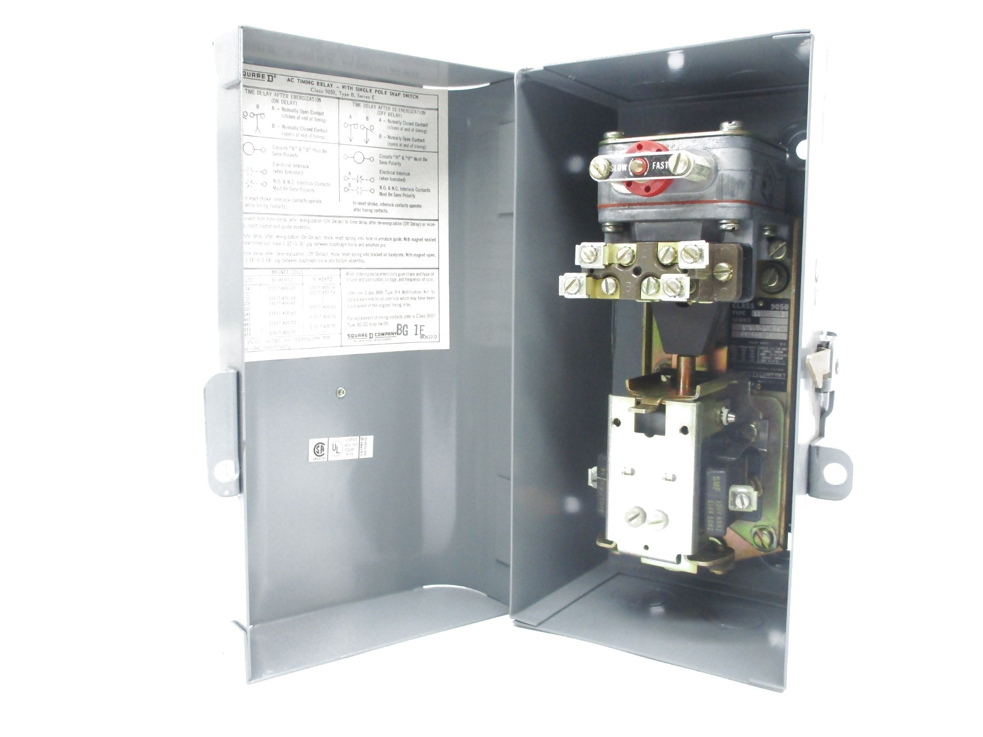 SQUARE D 9050BG1E SER. E 120V NSNP