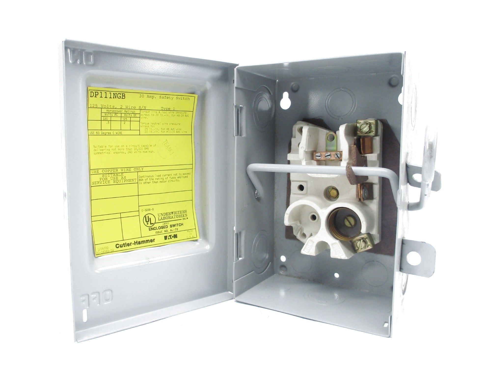 CUTLER HAMMER DP111NGB NSNP