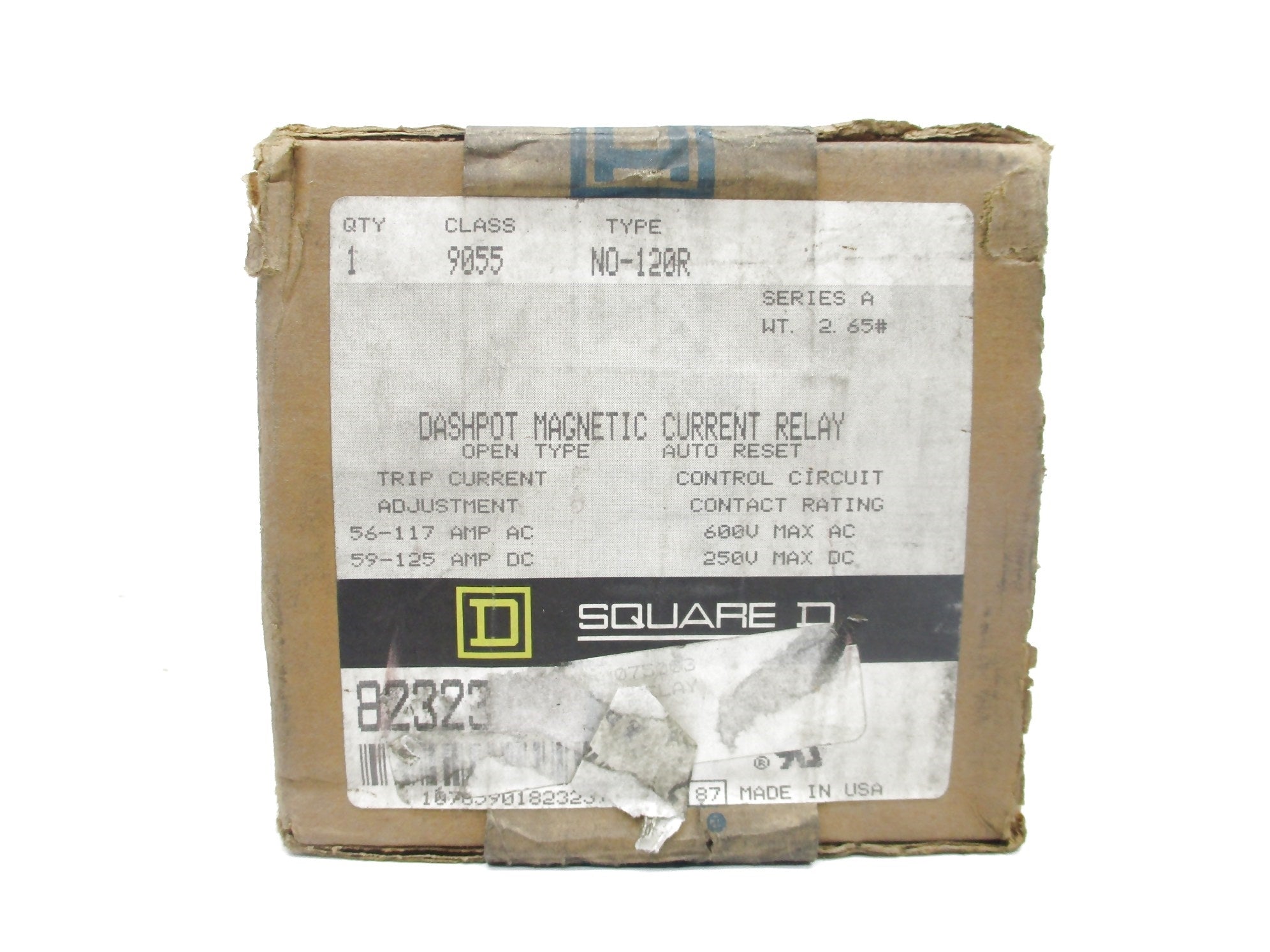 SQUARE D 9055NO-120R SER. A 117A 600V NSFS