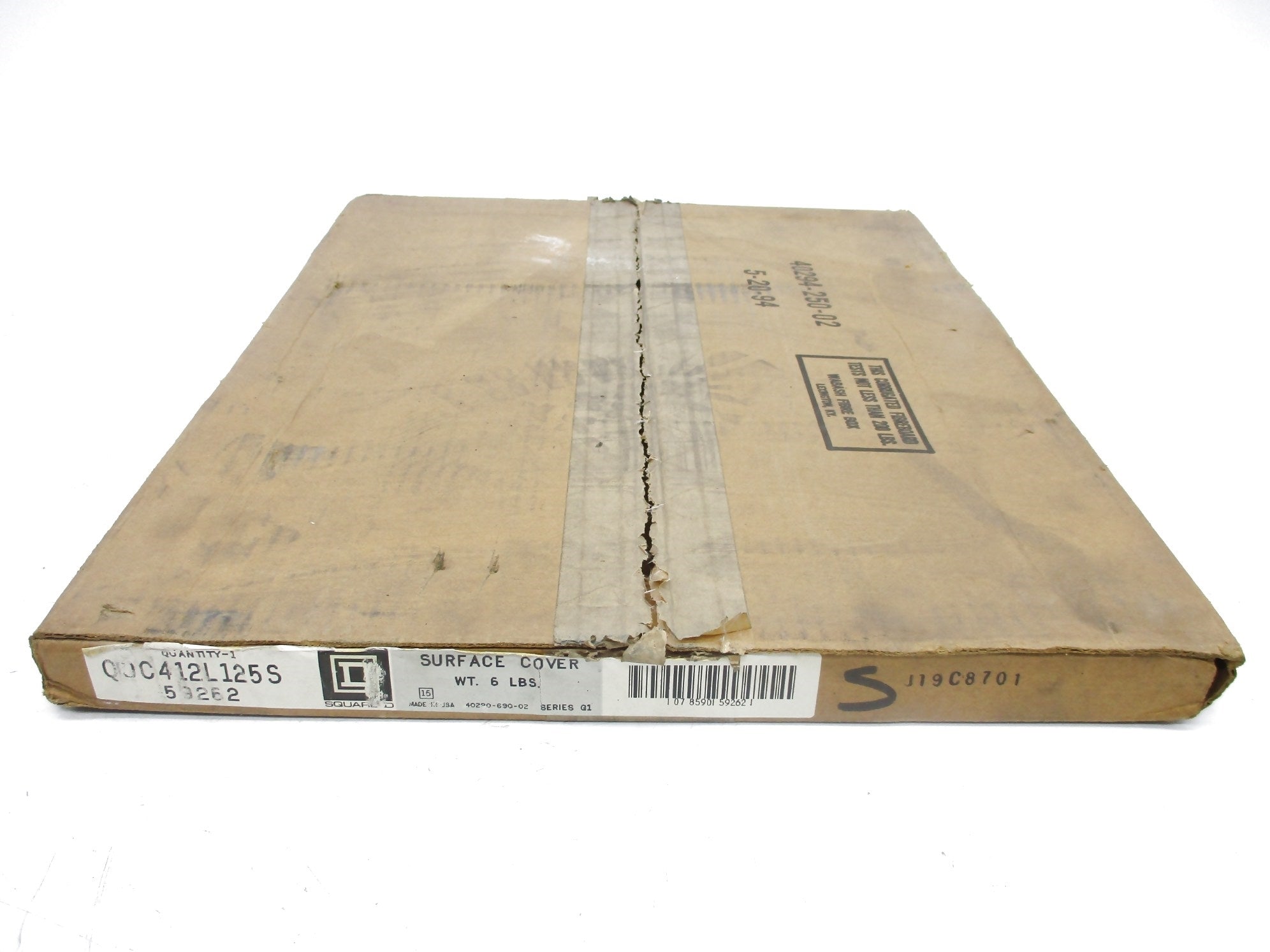 SQUARE D QOC412L125S SER. G1 NSMP
