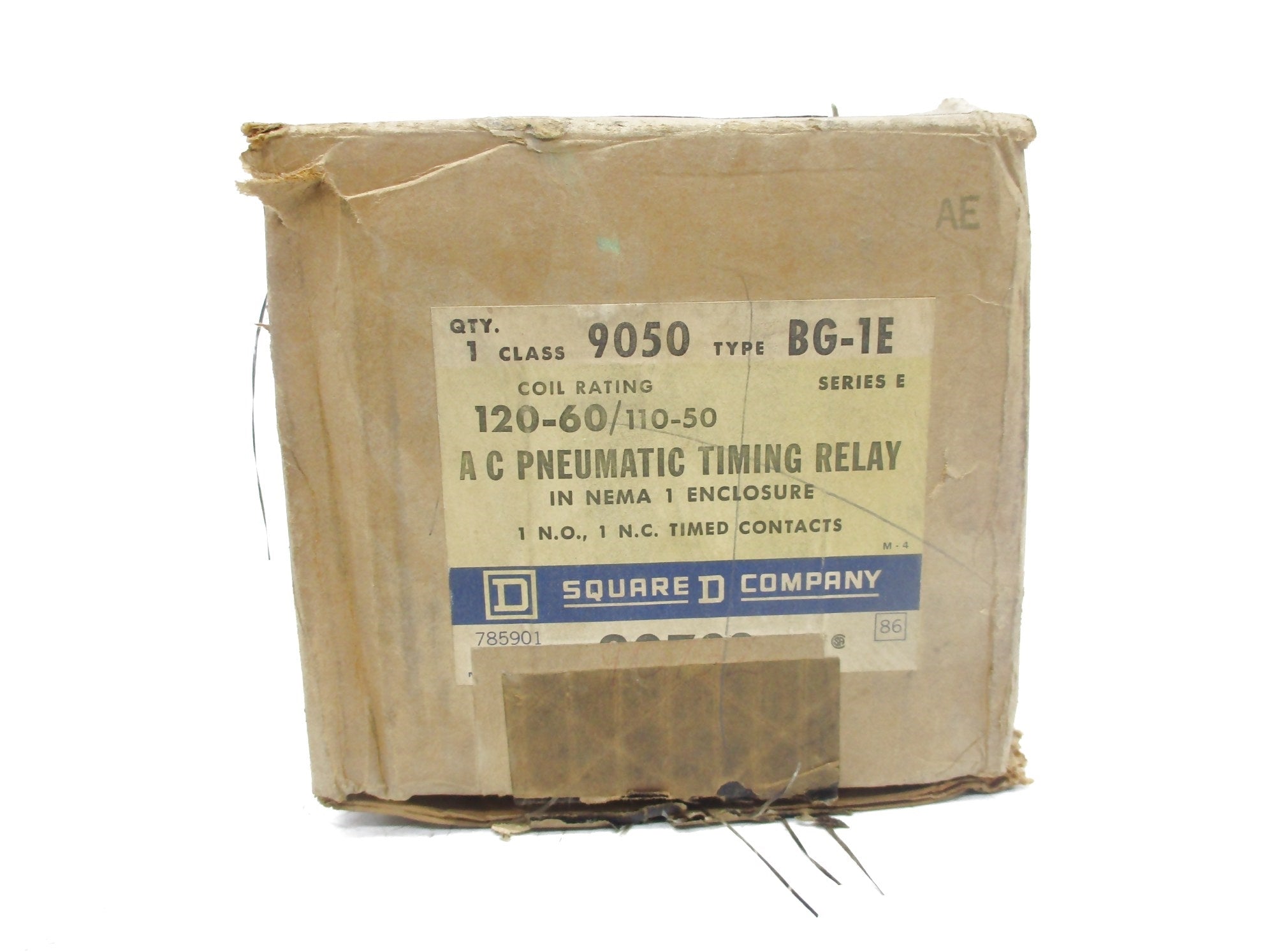 SQUARE D 9050BG-1E SER. E 120V NSMP