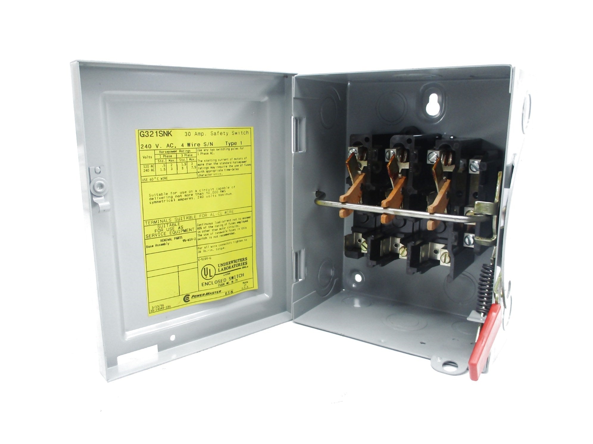 POWER MASTER G321SNK (PKG OF 6) NSMP