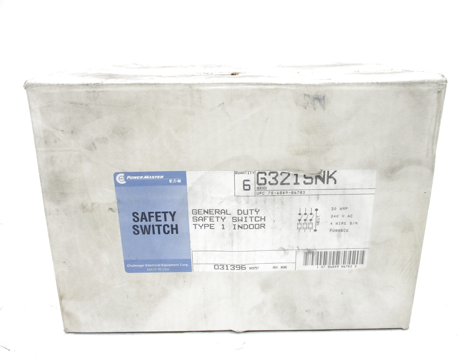 POWER MASTER G321SNK (PKG OF 6) NSMP