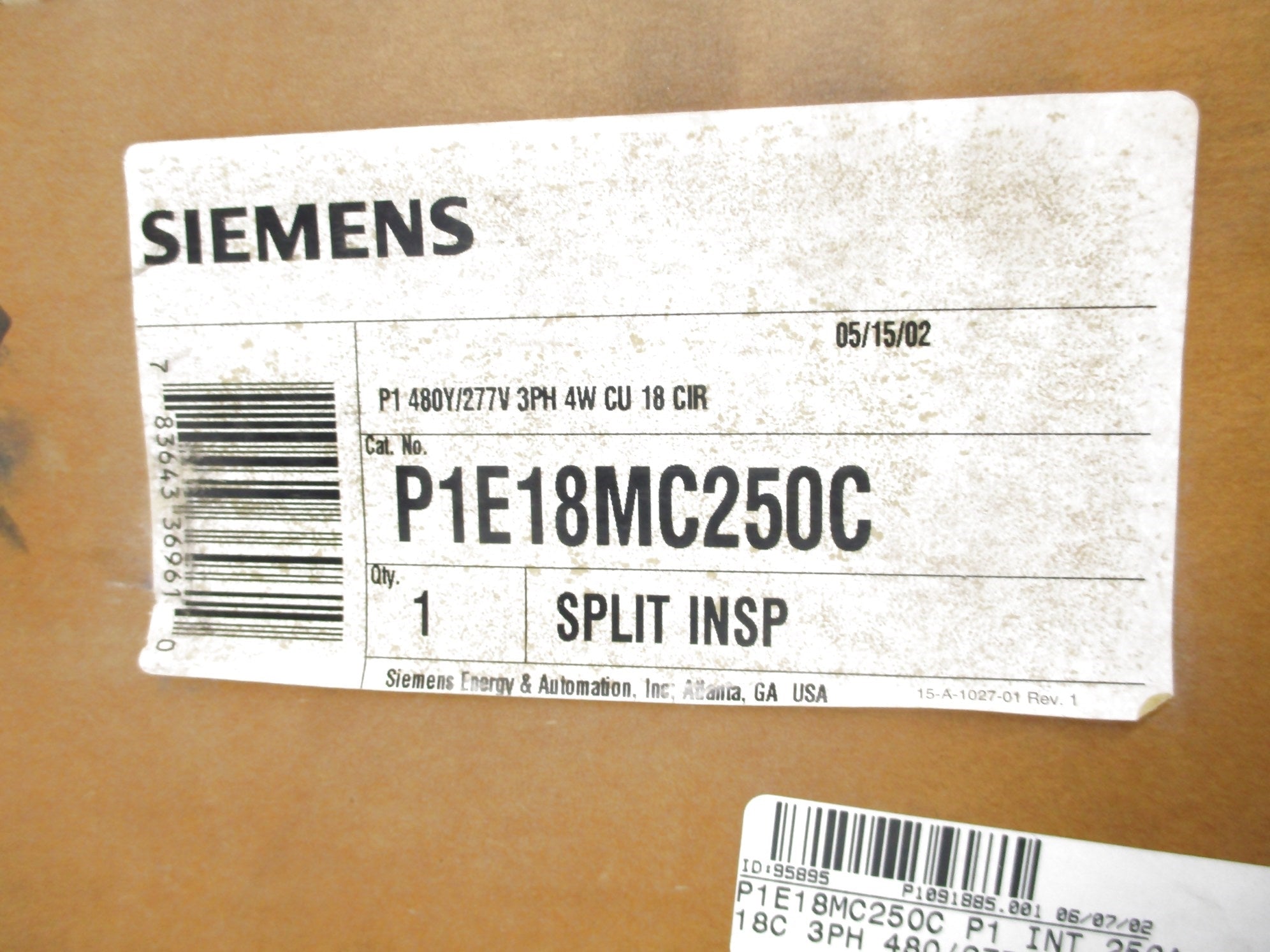 SIEMENS P1E18MC250C NSMP