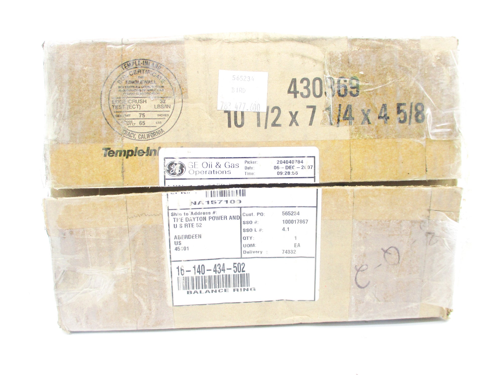 GENERAL ELECTRIC 16-140-434-502 NSMP