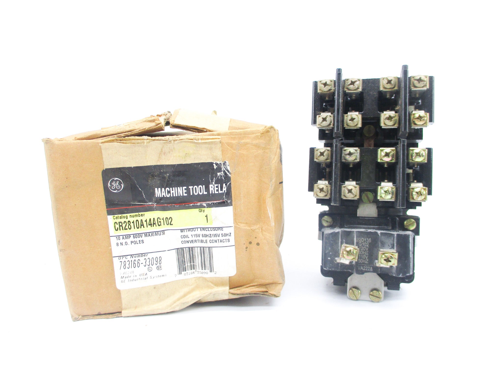 GENERAL ELECTRIC CR2810A14AG102 10A 115V NSMP