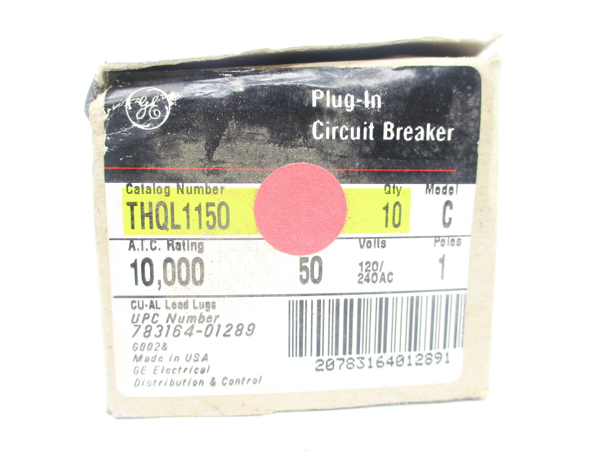 GENERAL ELECTRIC THQL1150 50A 240V (PKG OF 10) NSMP