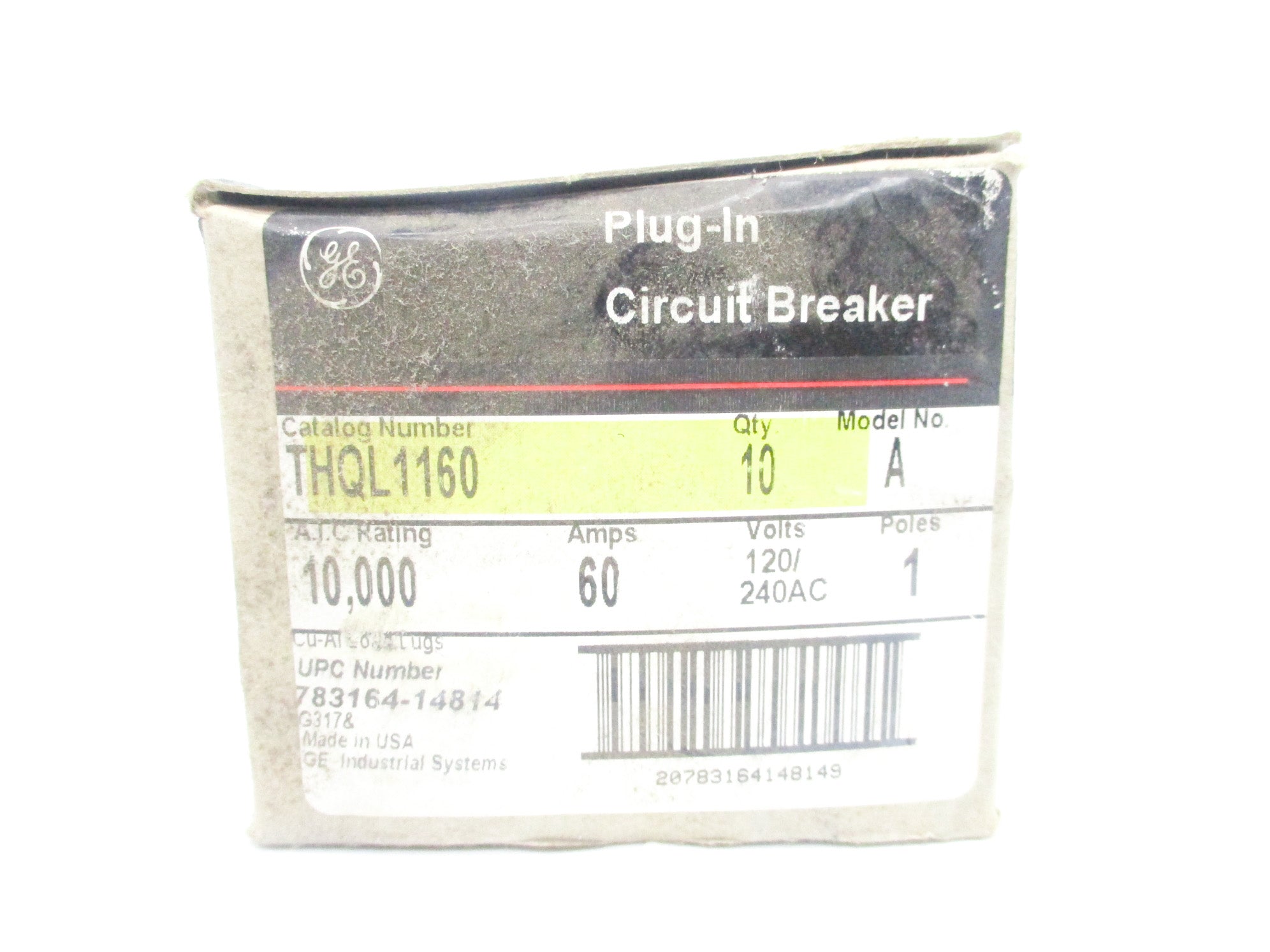 GENERAL ELECTRIC THQL1160 60A 240V (PKG OF 10) NSMP