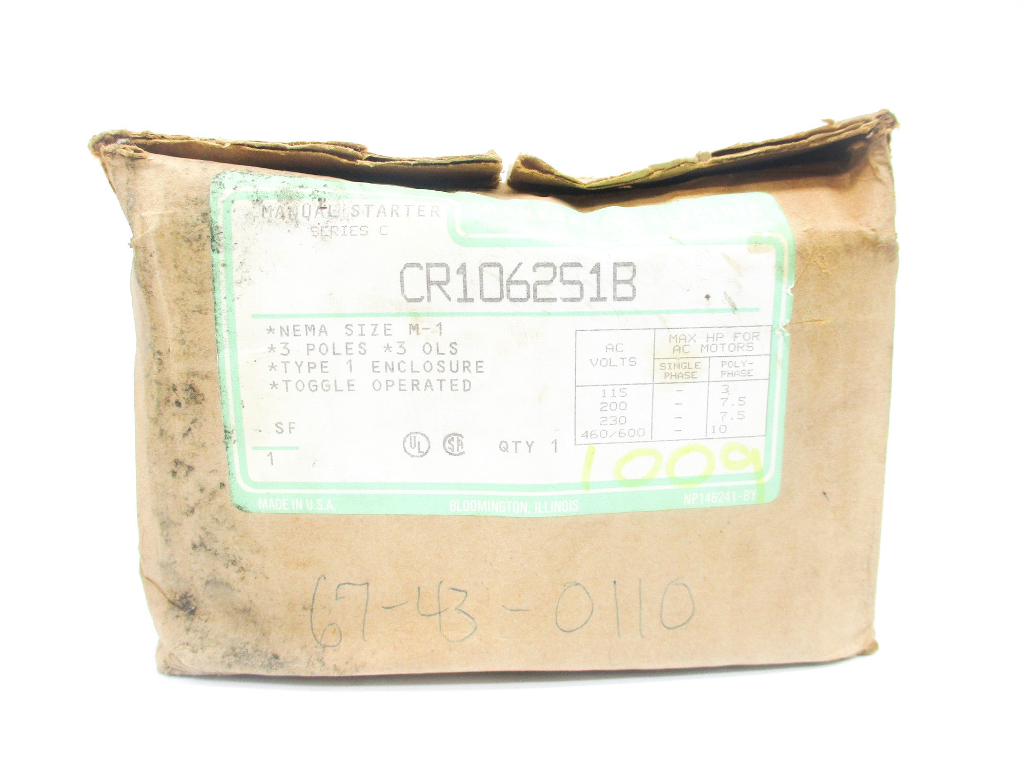 GENERAL ELECTRIC CR106251B SER. C NSMP