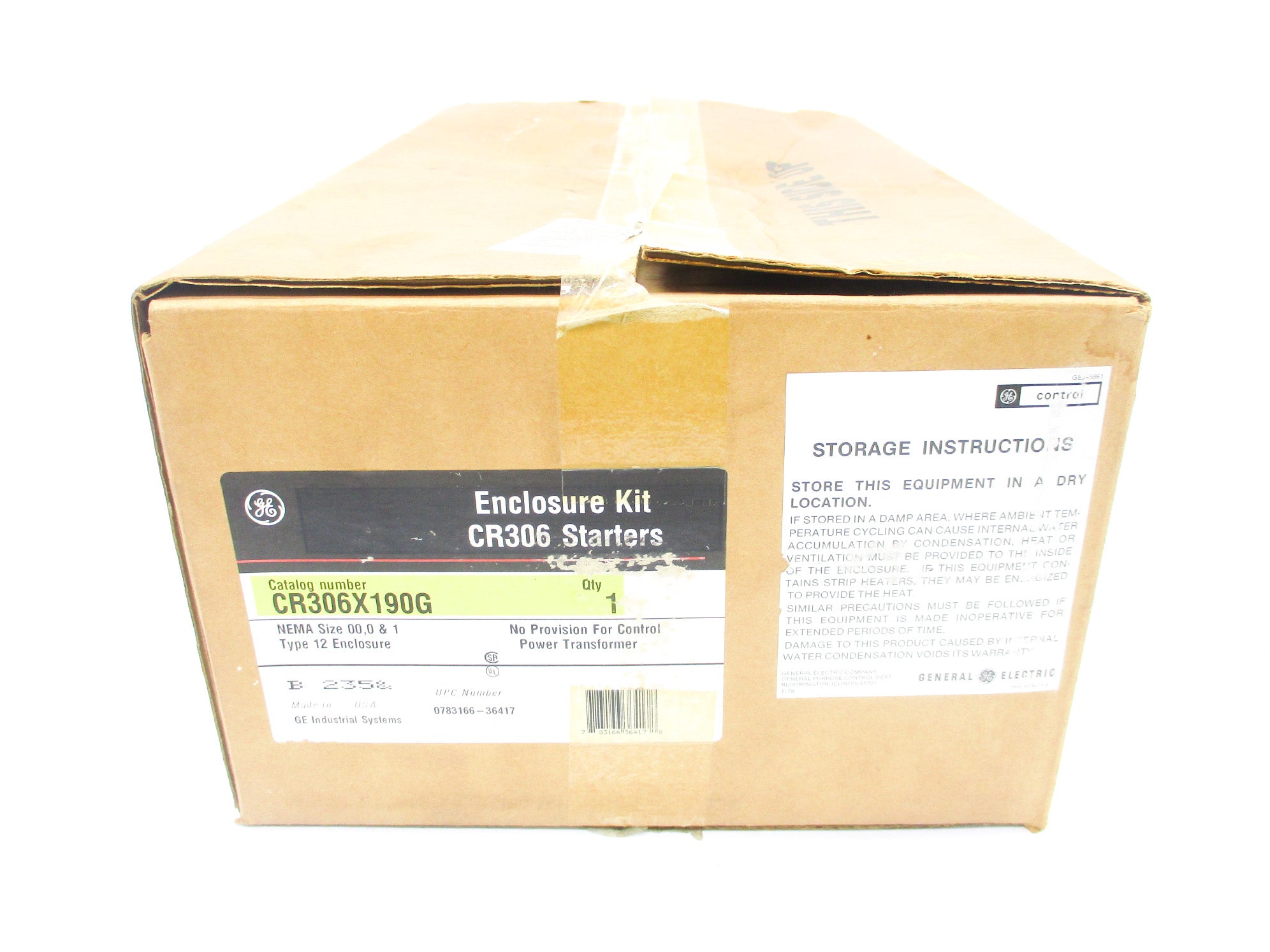 GENERAL ELECTRIC CR306X190G NSMP