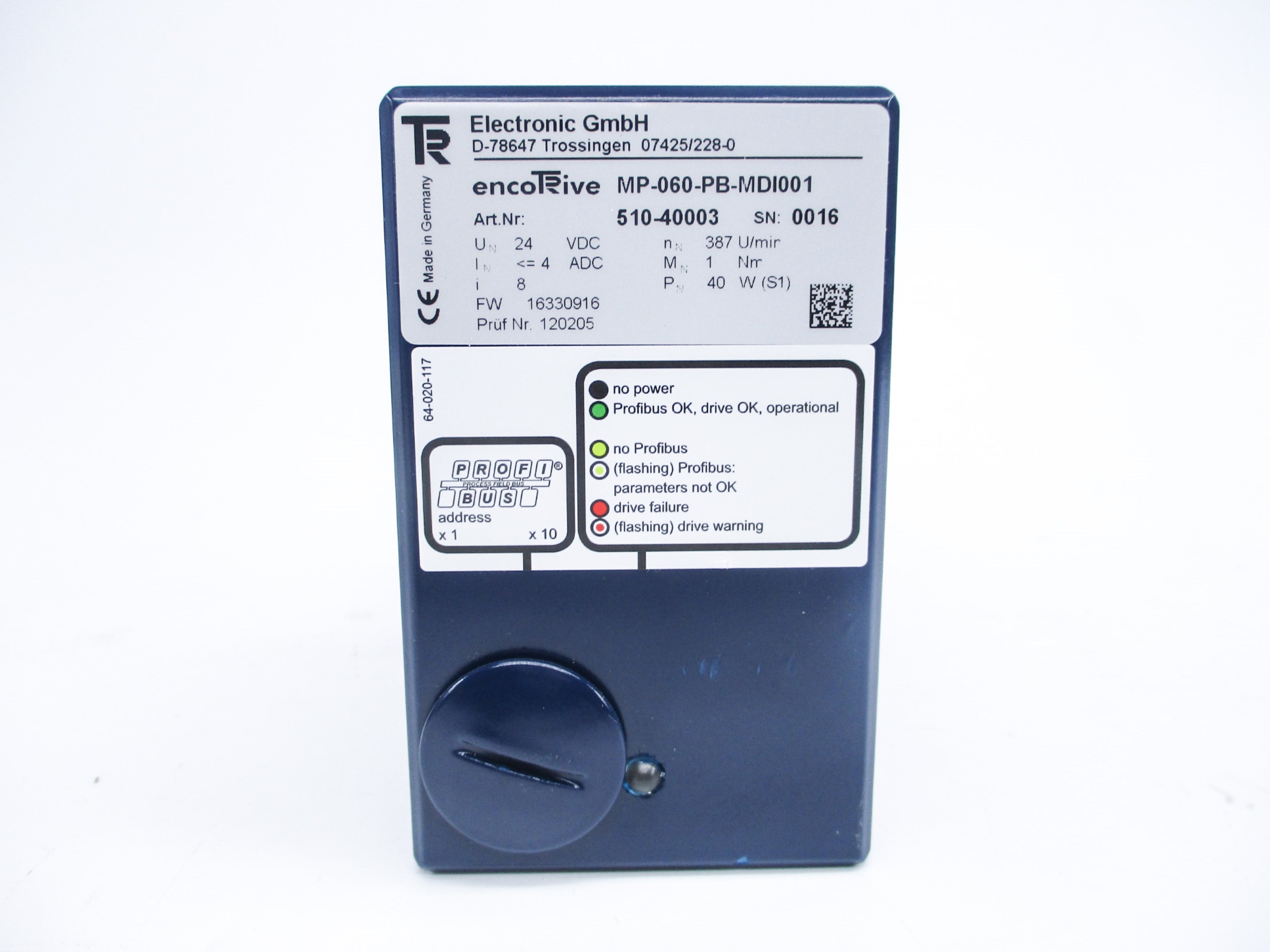 TR ELECTONIC MP-060-PB-MDI001 UNMP