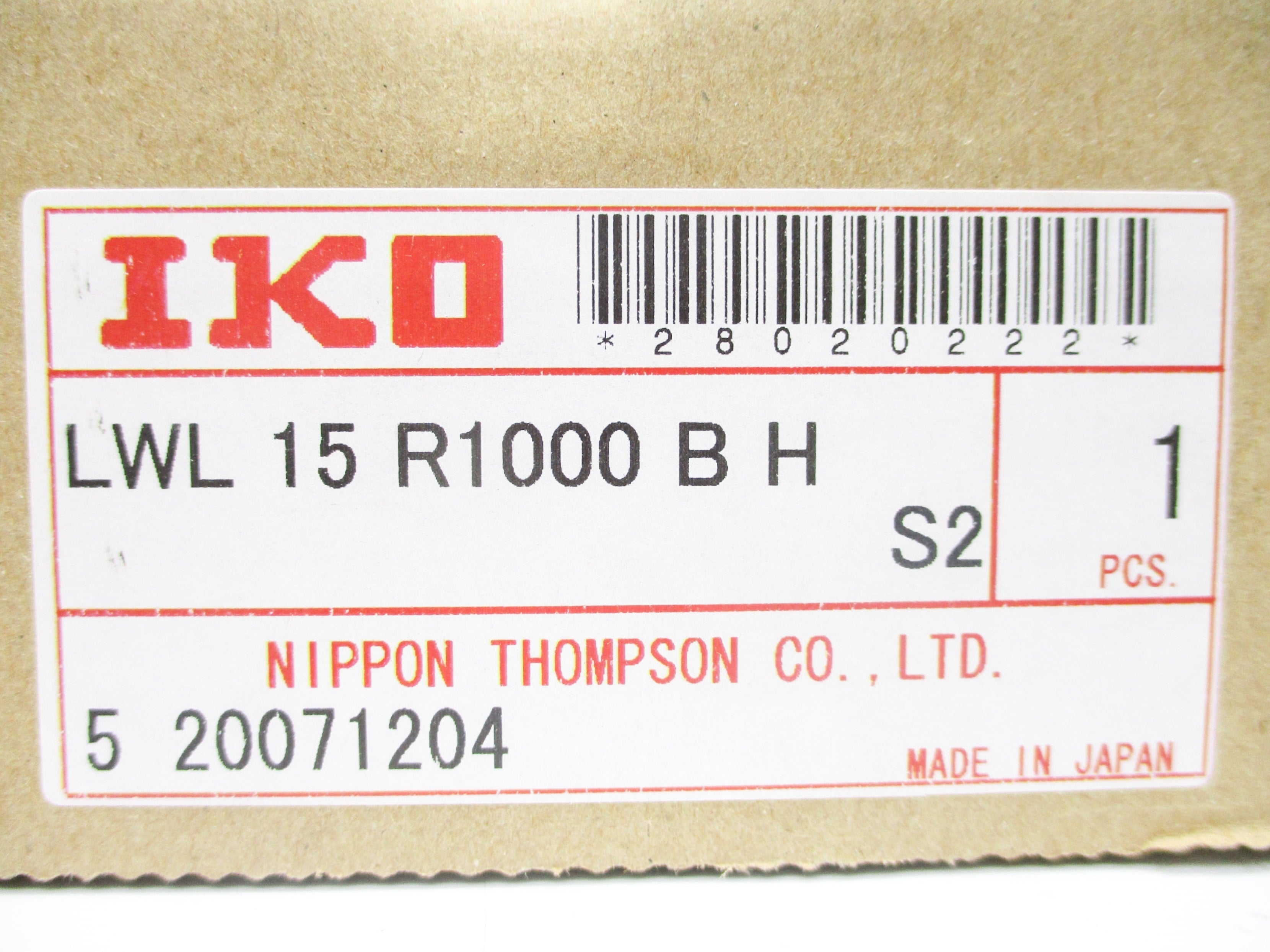 IKO LWL15R1000BHS2 NSFS