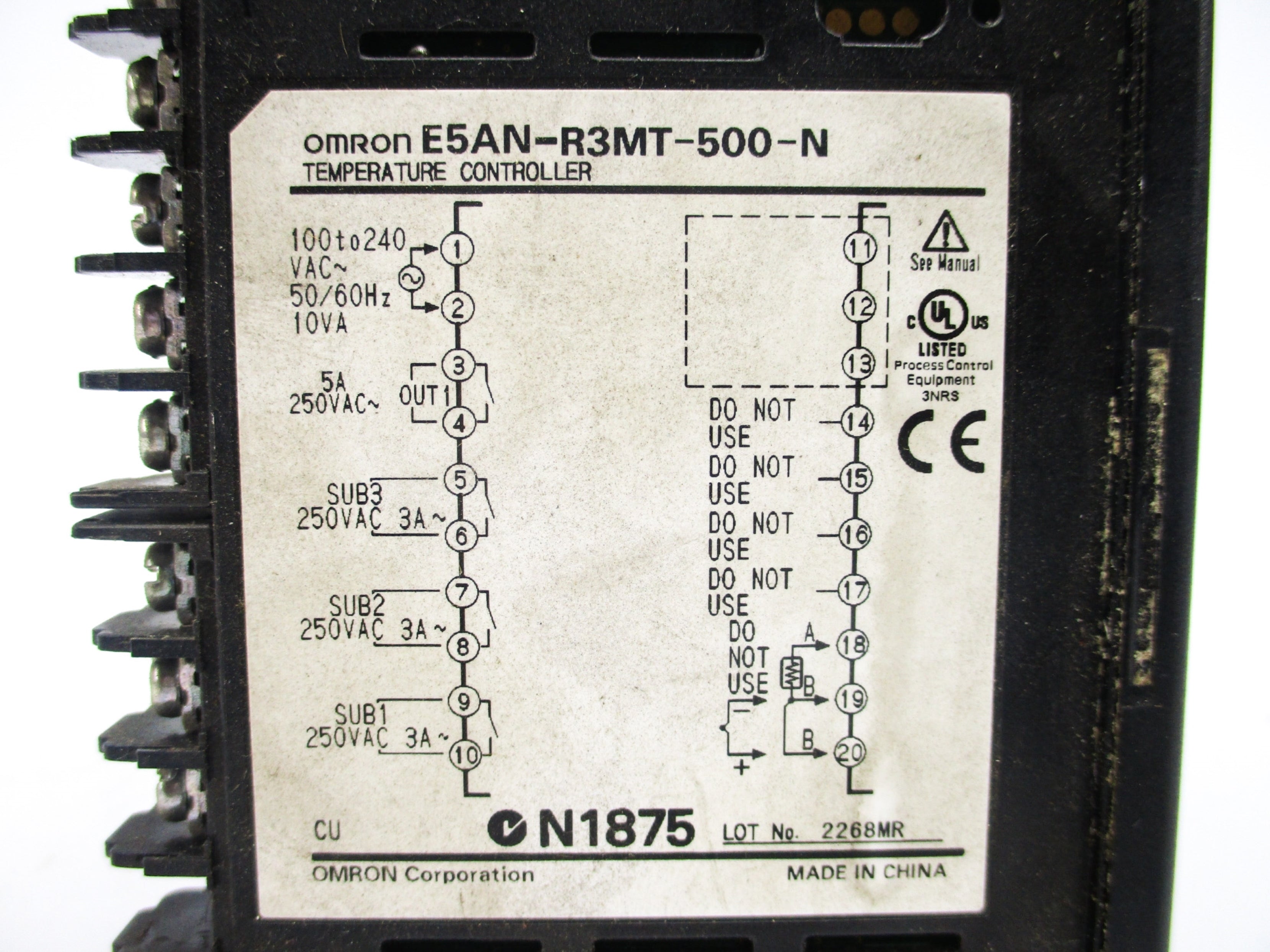 OMRON E5AN-R3MT-500-N NSNP