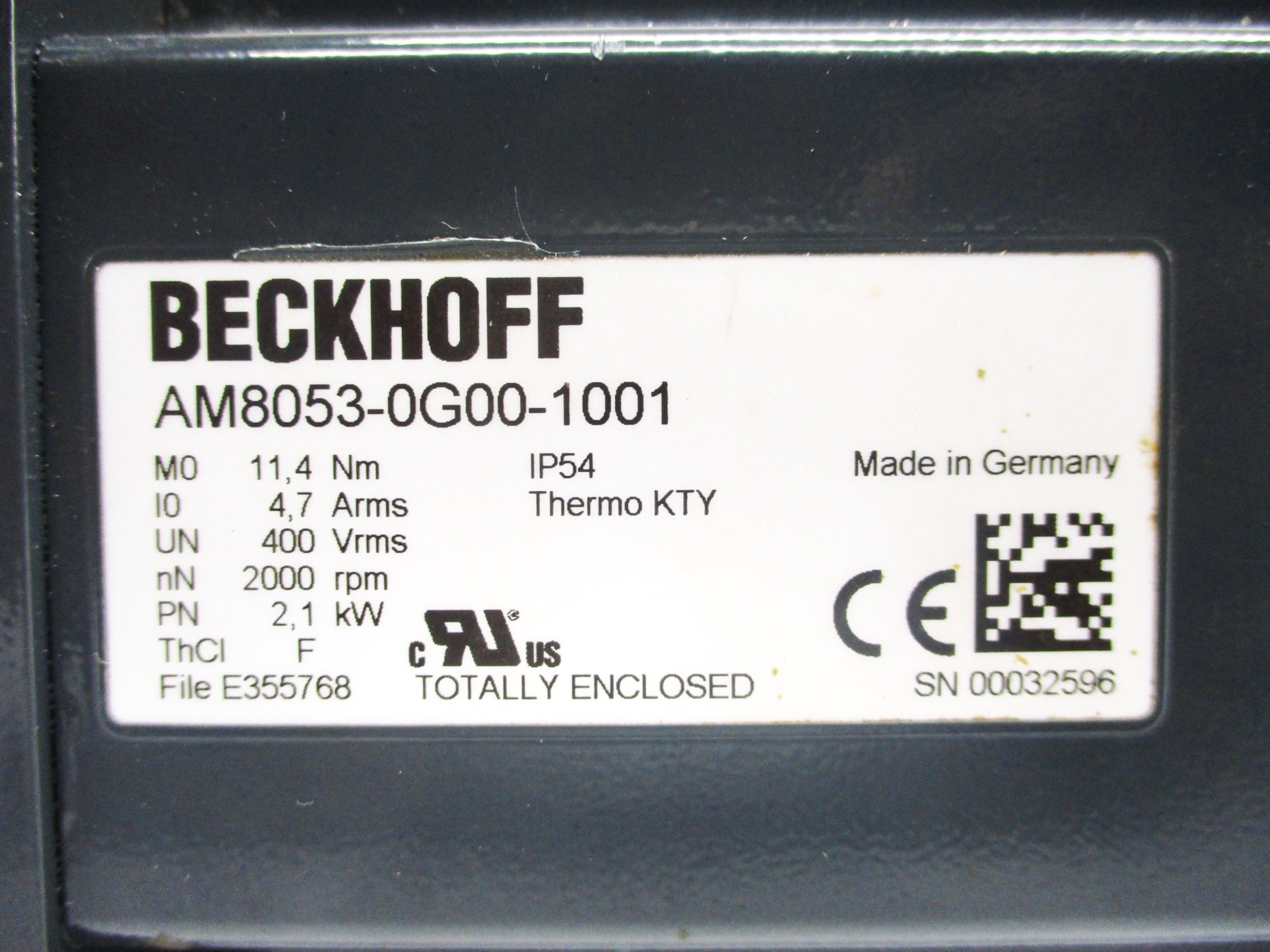 BECKHOFF AM8053-0G00-1001 NSNP