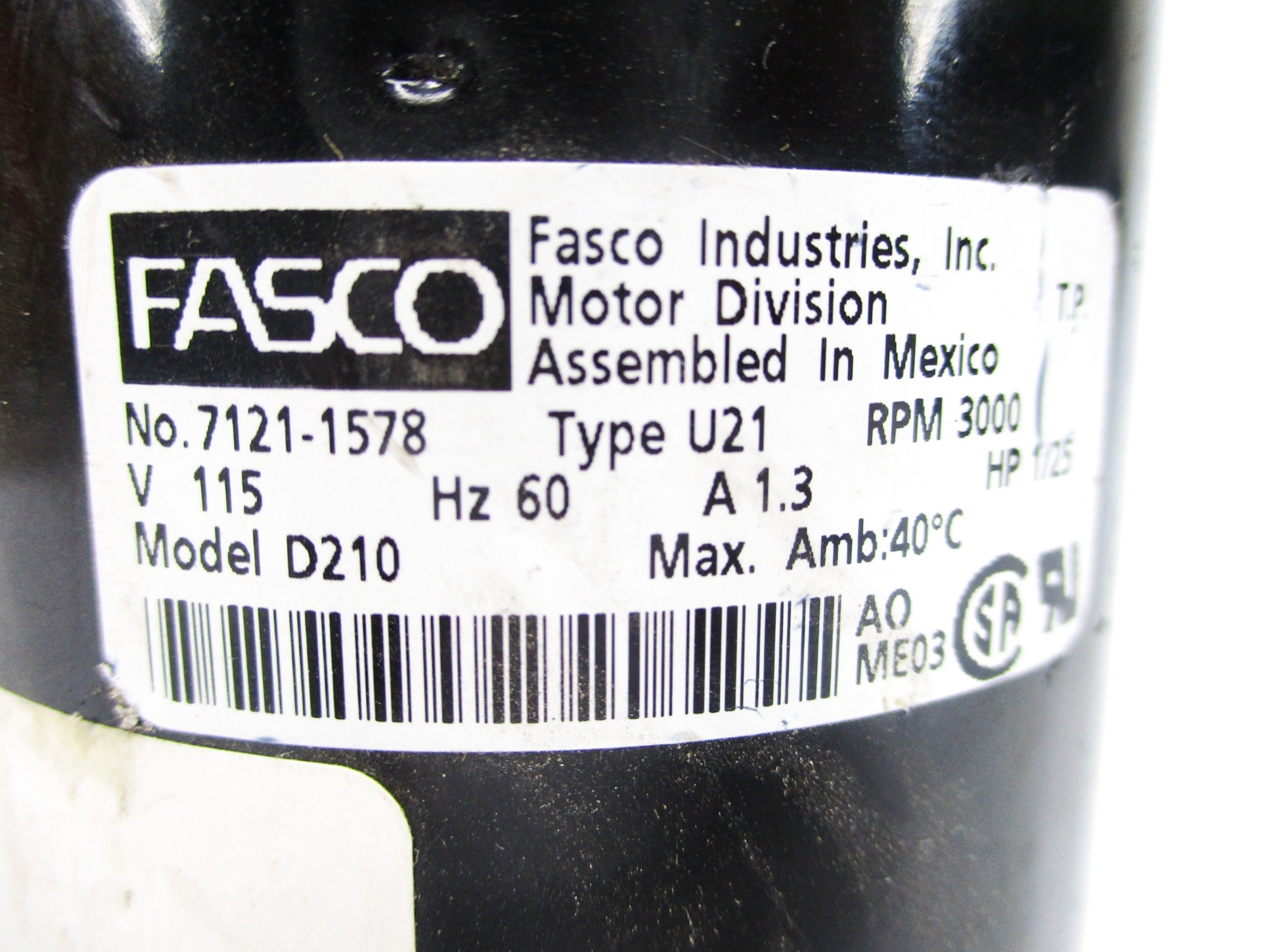 FASCO 7121-1578 NSNP