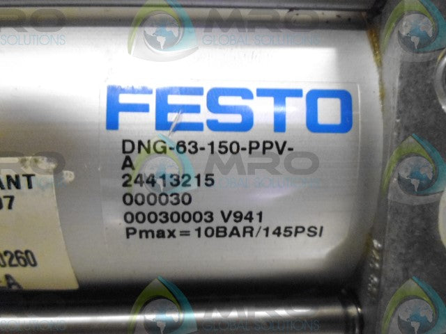 FESTO DNG-63-150-PPV-A PNEUMATIC CYLINDER *NEW NO BOX*