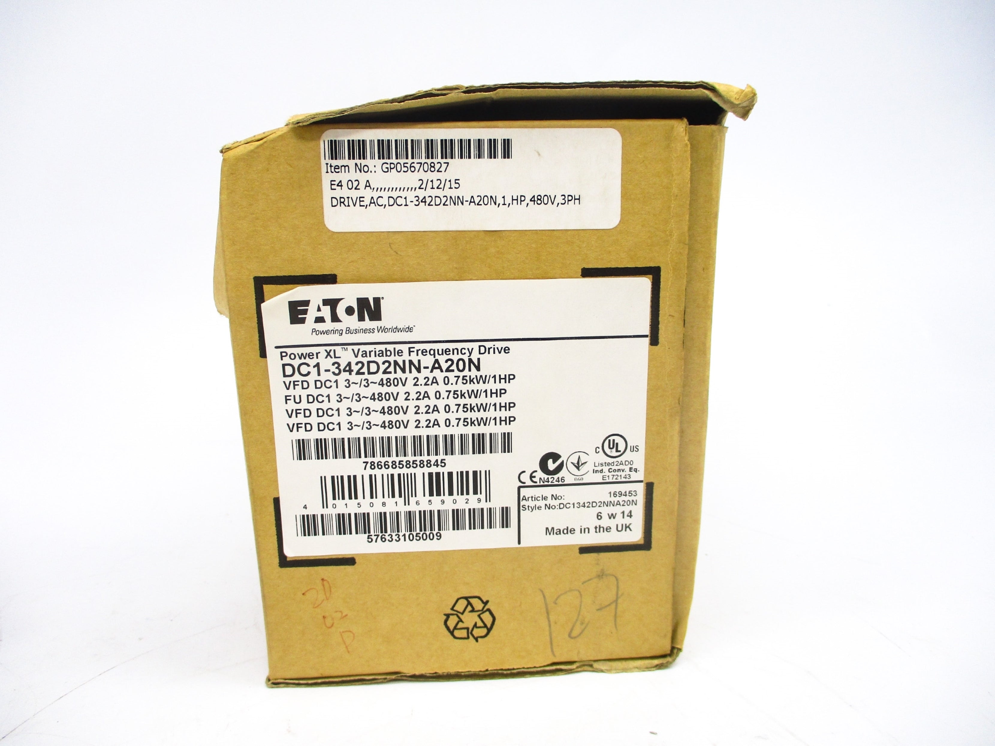 EATON DC1-342D2NN-A20N NSMP