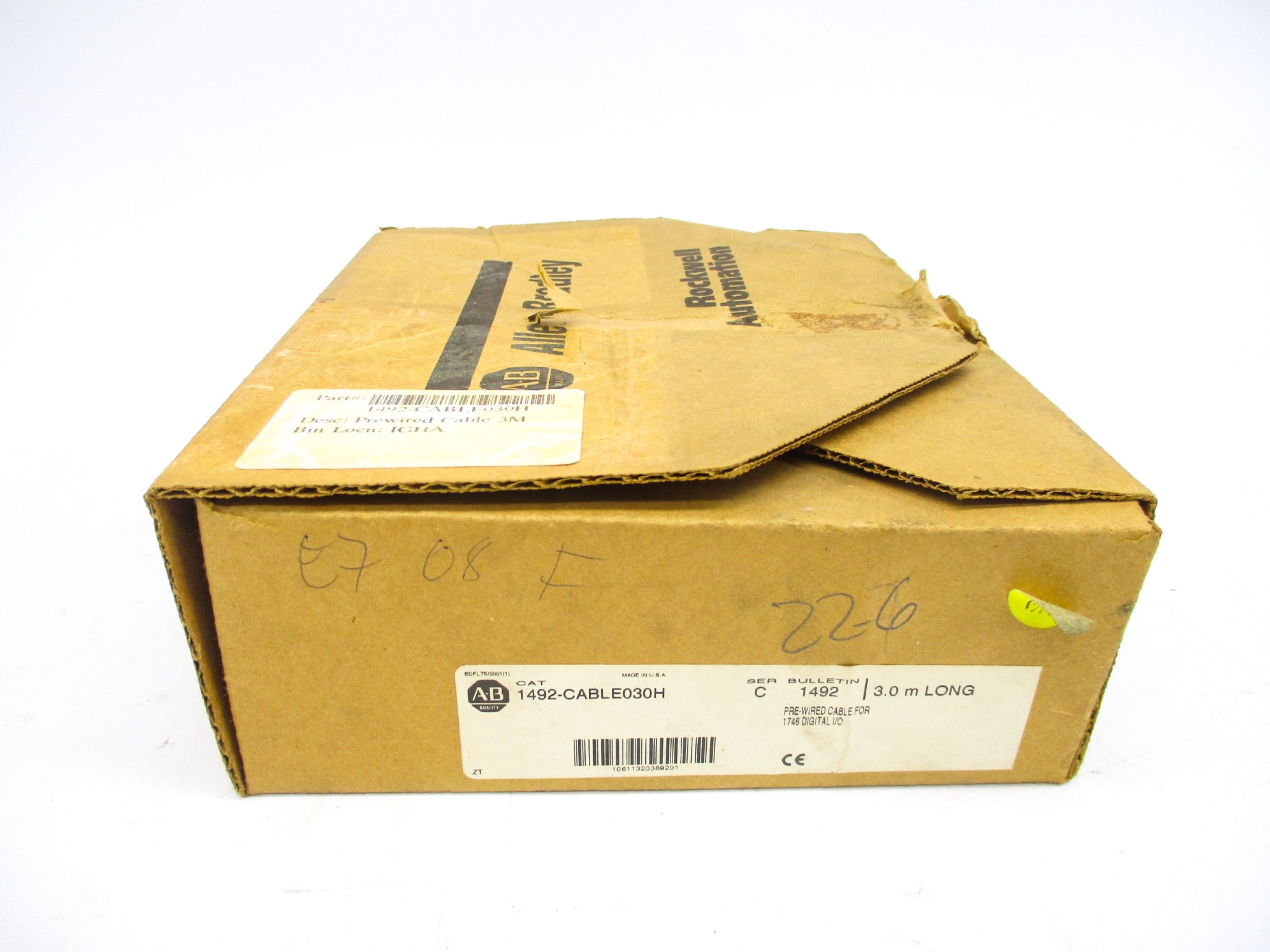 ALLEN BRADLEY 1492-CABLE030H SER. C (BR/WH) NSMP