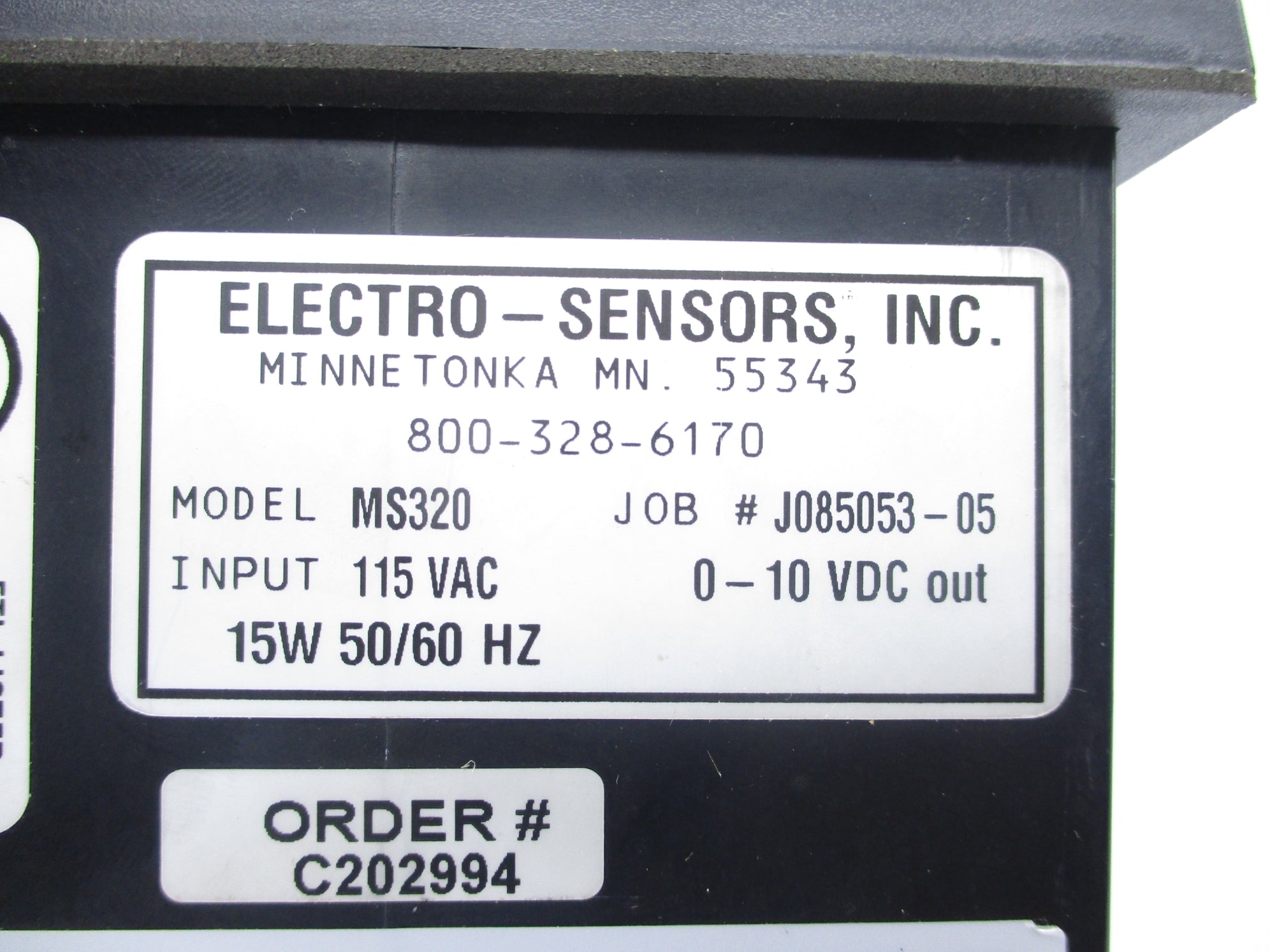 ELECTRO-SENSORS MS320 NSNP