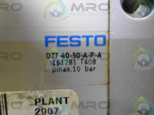FESTO DZF-40-50-A-P-A FLAT CYLINDER *USED*