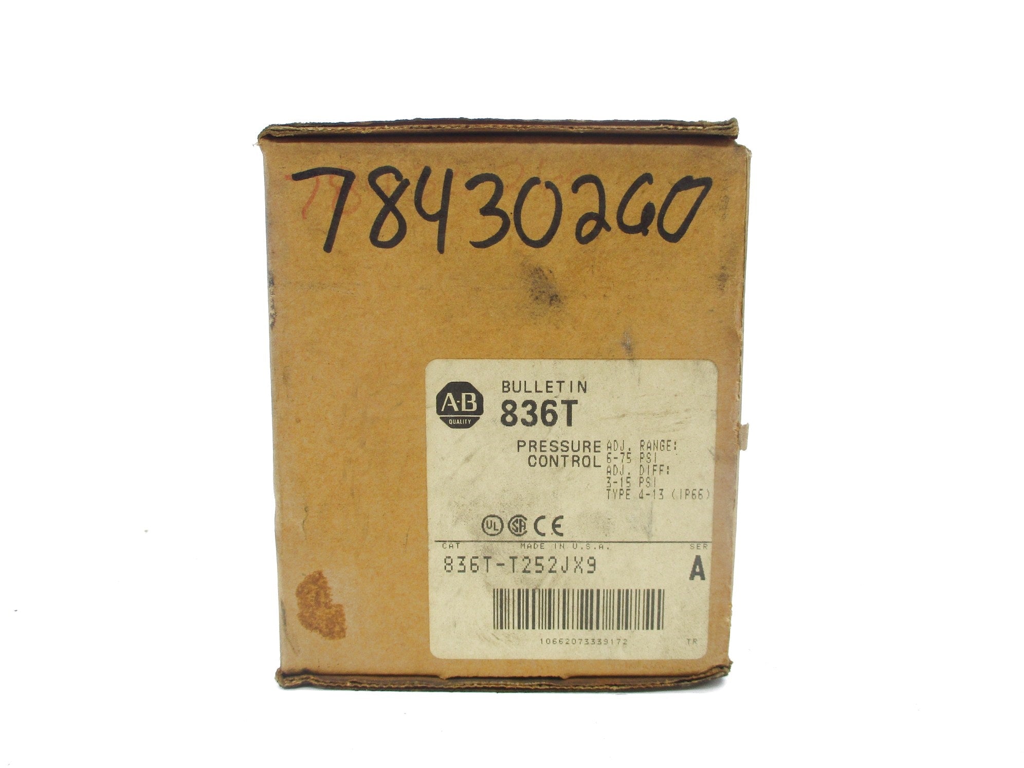 INDUSTRIAL SPARE PART 836T-T252JX9 SER. A (BR/WH) NSMP