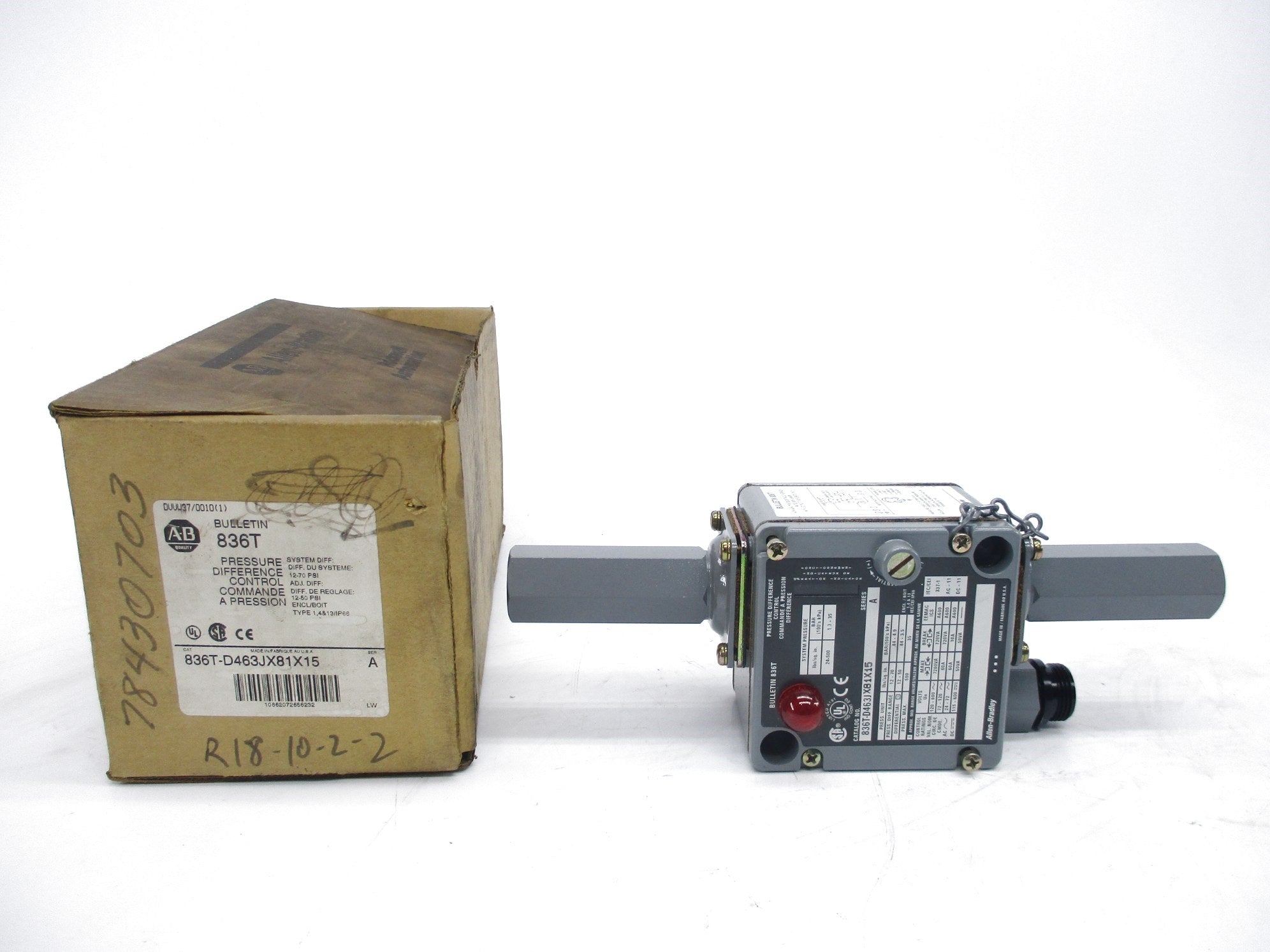INDUSTRIAL SPARE PART 836T-D463JX81X15 SER. A (BR/WH) NSMP