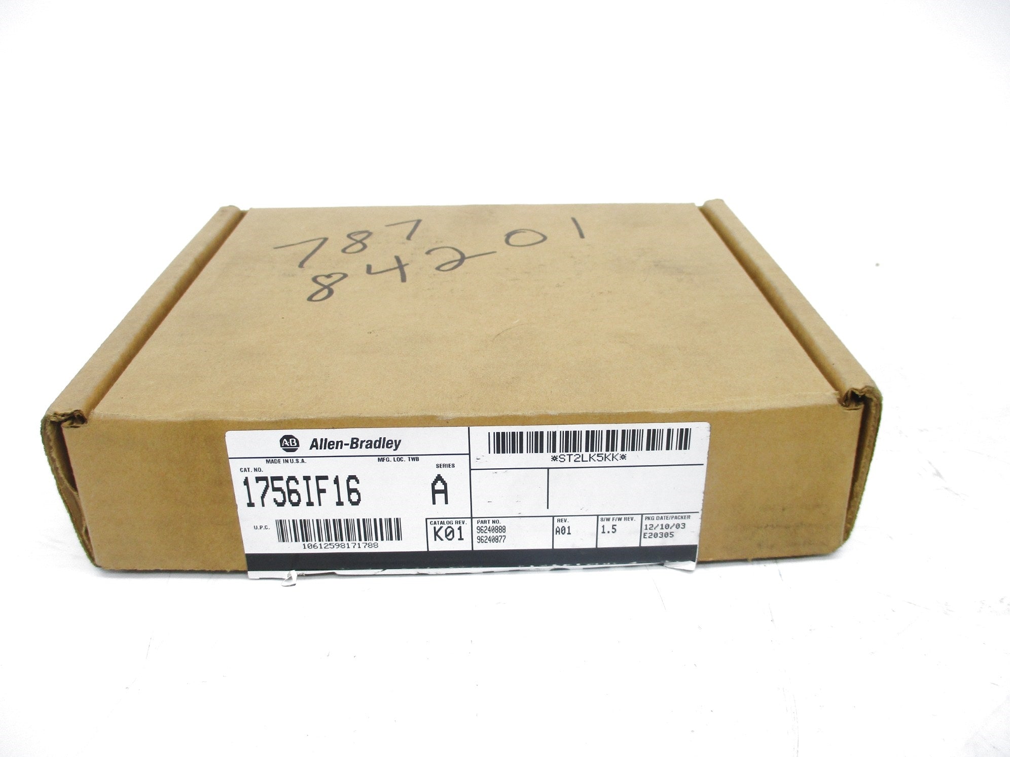 ALLEN BRADLEY 1756IF16 SER. A F/W 1.5 NSMP