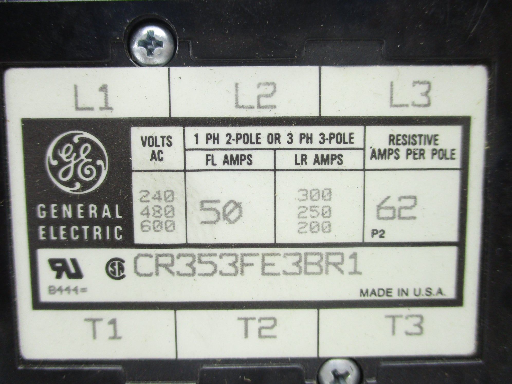 GENERAL ELECTRIC CR353FE3BR1 24V NSNP